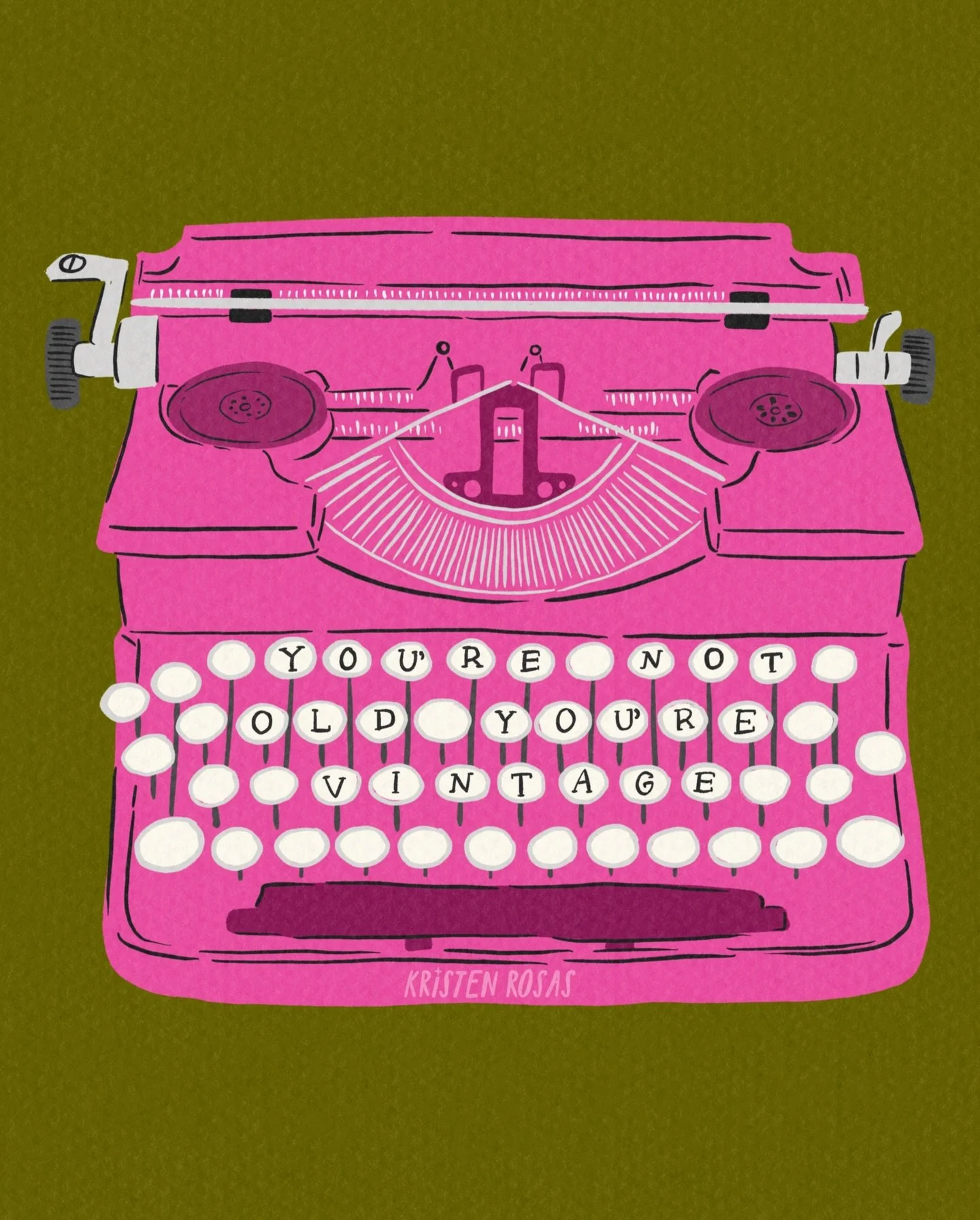 Send this to someone who&rsquo;s a literal classic. Some things just never go out of style 💅🏻

✨
✨

Artist, art licensing, greeting card, illustration, illustrator, freelance artist, artist for hire, vintage drawing, typewriter, vintage, retro, bir
