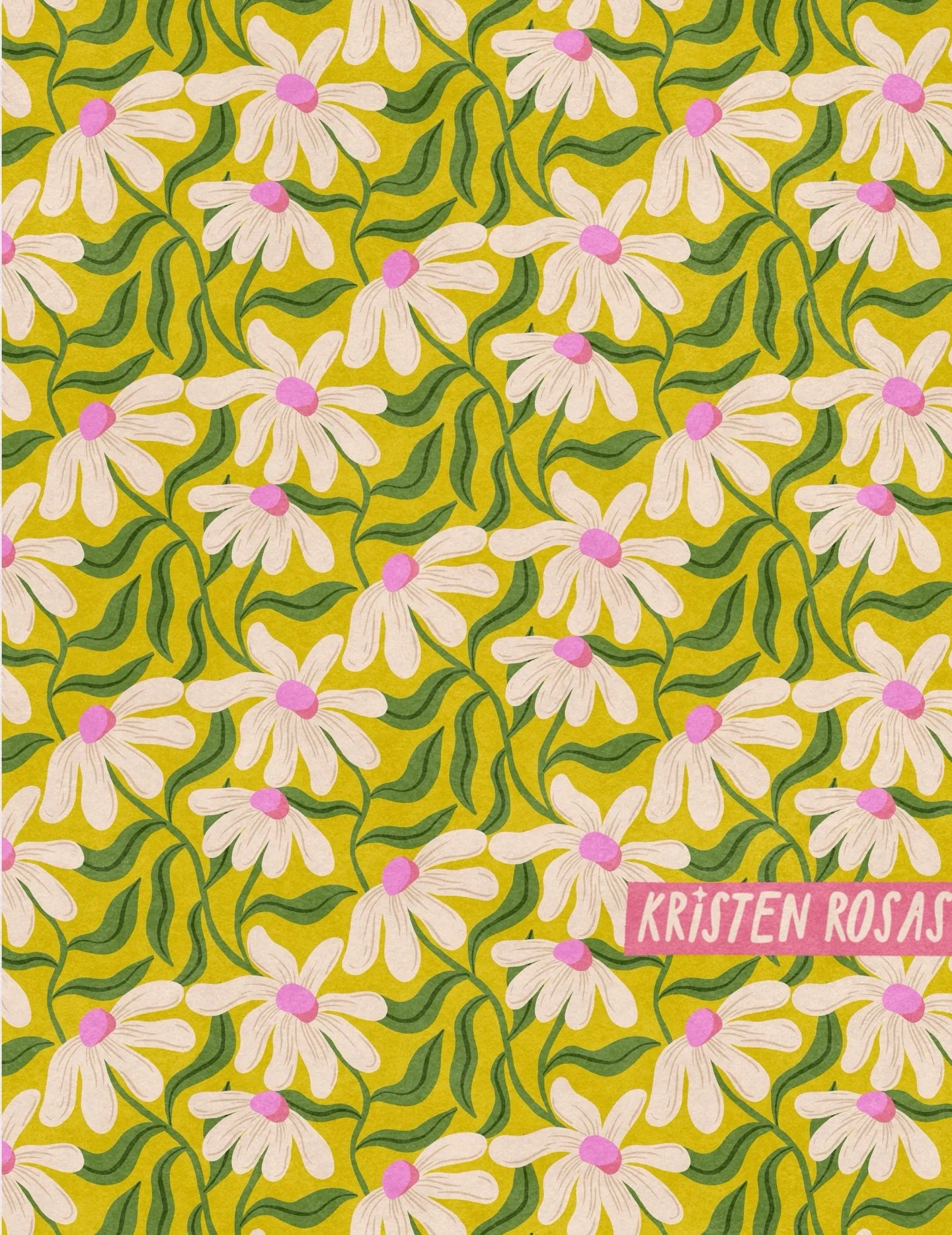 A fun bright little floral pattern for your feed today 🌺 

Art licensing &bull; surface pattern design &bull; repeat pattern &bull; spring florals &bull; flower &bull; illustration &bull; illustrator &bull; procreate &bull; garden