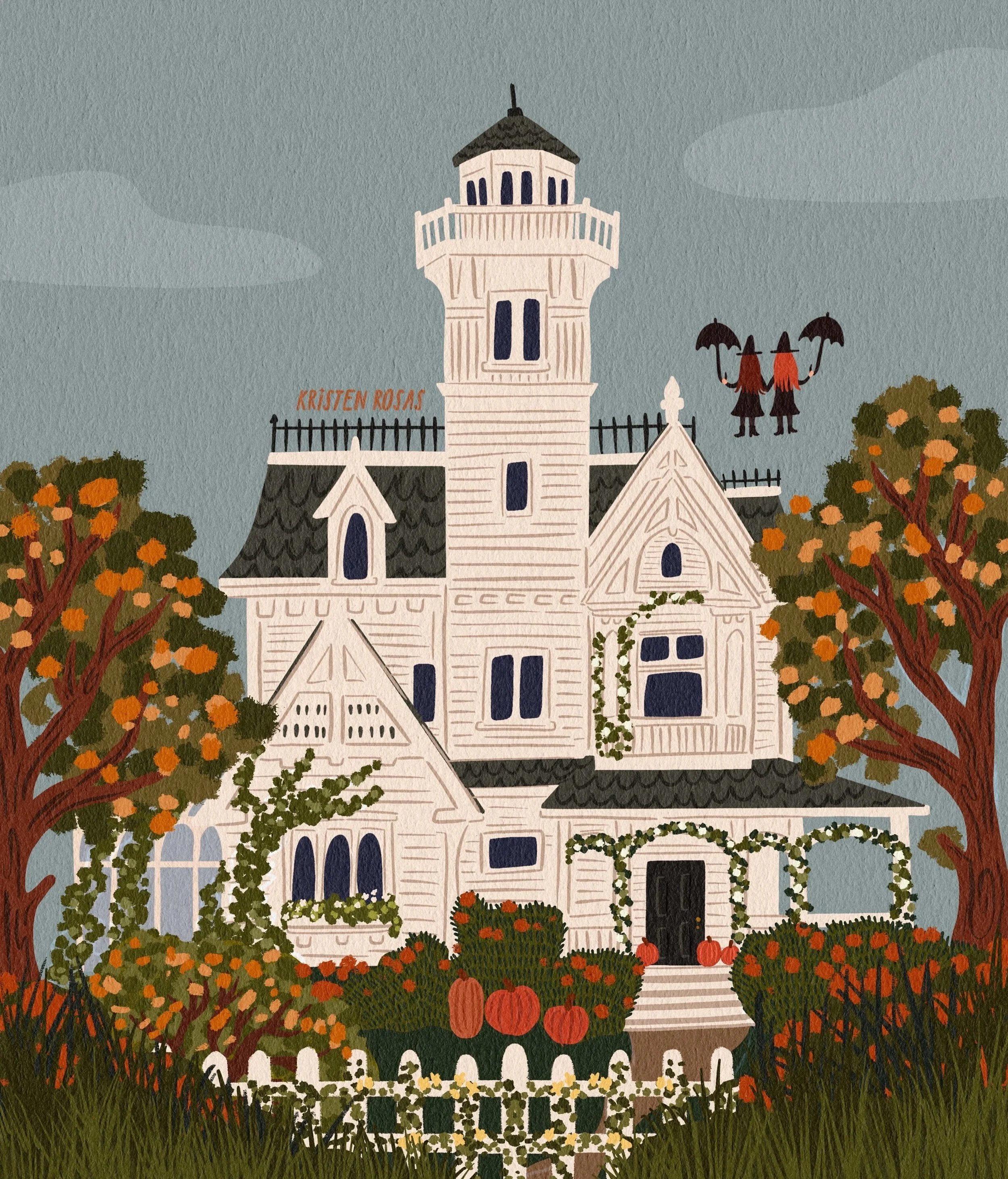 Always throw spilled salt over your left shoulder, keep rosemary by your garden gate, plant lavender for luck, and fall in love whenever you can ✨

🍁 
🍂 
🍁 
🍂 

#practicalmagic #spookyseason #halloween 

Practical magic - illustration - Owen&rsqu