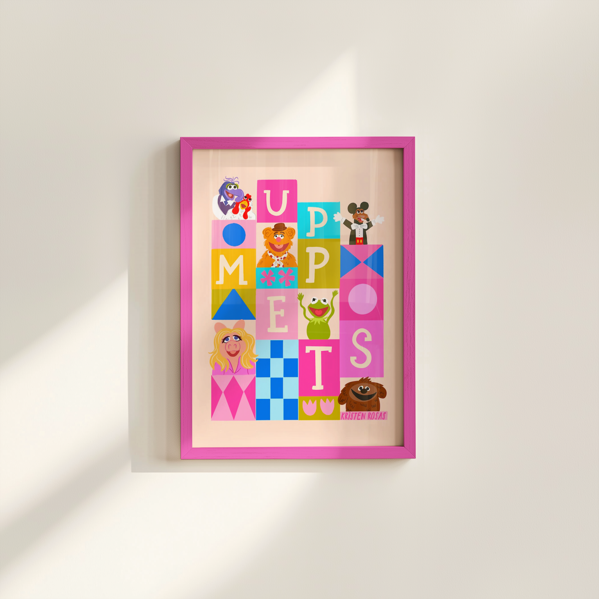 It's A Small Puppet World After All Print