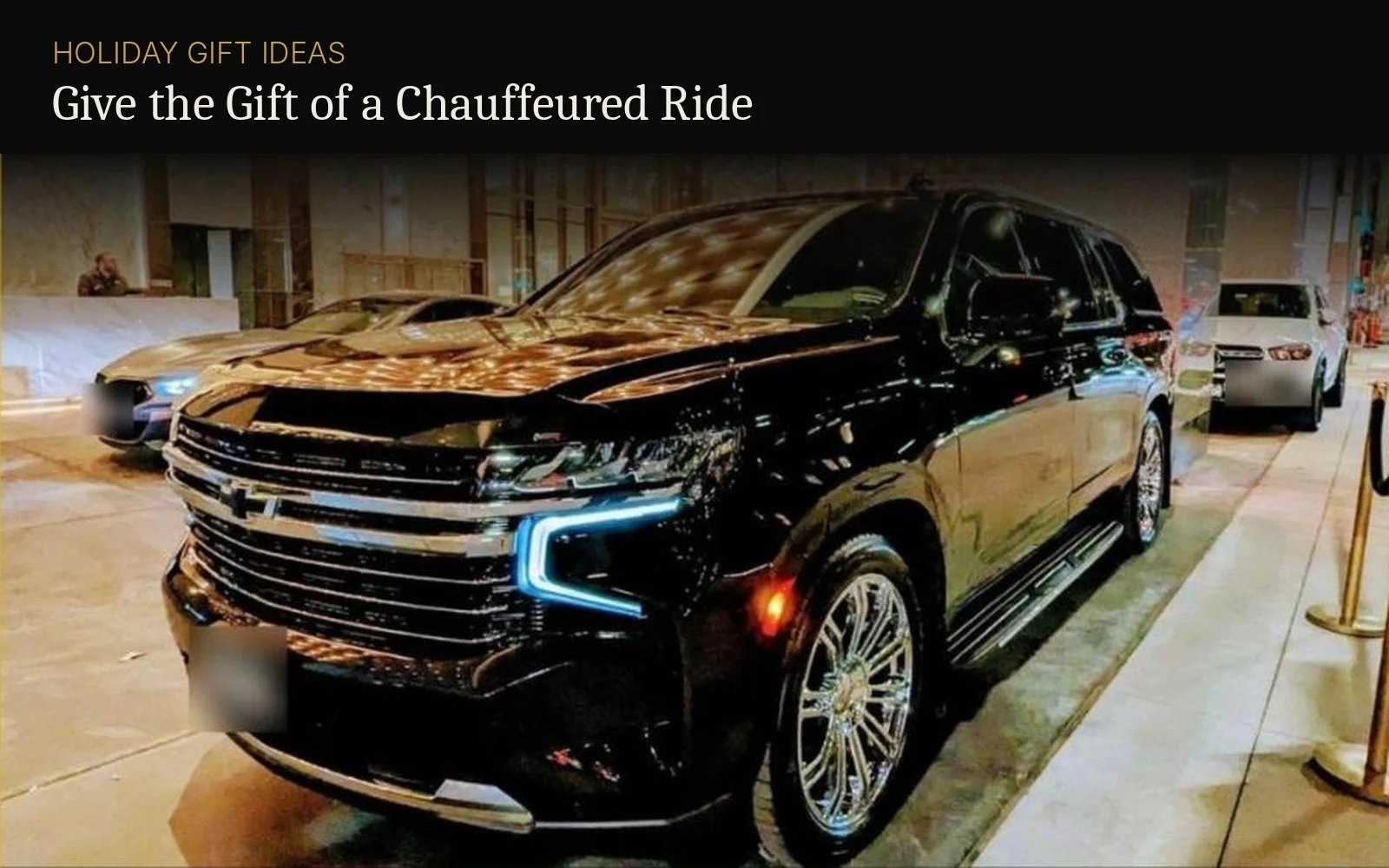 Holiday Gift Ideas in the Twin Cities: Give the Gift of a Chauffeured Ride