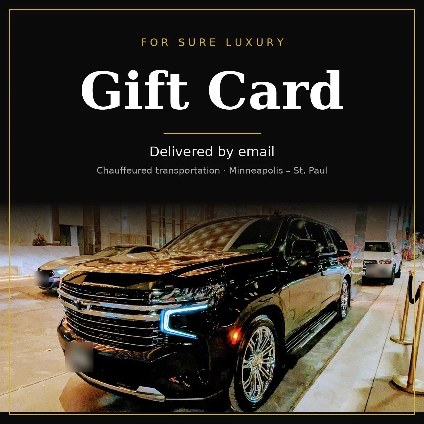 For Sure Luxury eGift Card