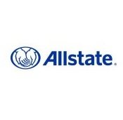Allstate logo featuring two hands cradling a roof shape, with the slogan 'You're in good hands.'