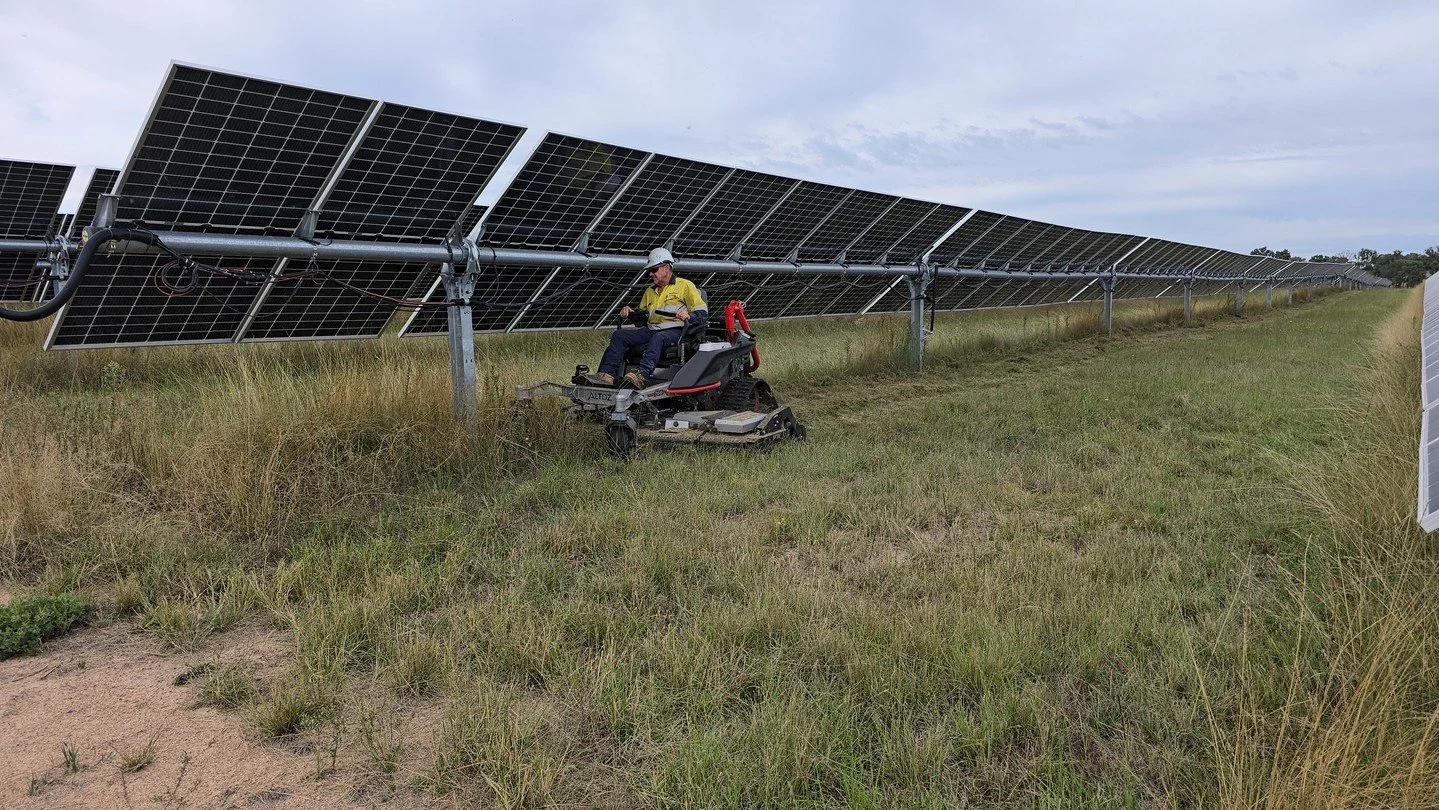 Solar farms demand precision, reliability, and low ground impact - and that&rsquo;s exactly where Altoz stands out.

Tracked zero-turn technology delivers superior traction on uneven ground while reducing soil disturbance around valuable infrastructu