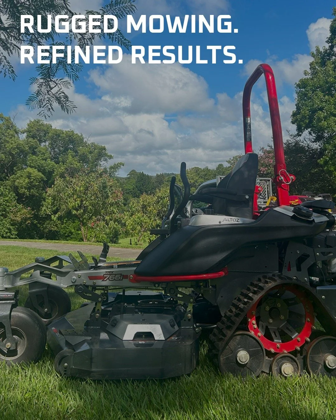 Altoz delivers tracked power for the toughest terrain -  with a clean, precise finish every pass.

Built tough. Finished sharp.

Altoz &ndash; Always Ahead.

⭕ Book an onsite demo: altozmowers.com.au/book-a-demo

#altoz #altozmower #altozmowers #alto