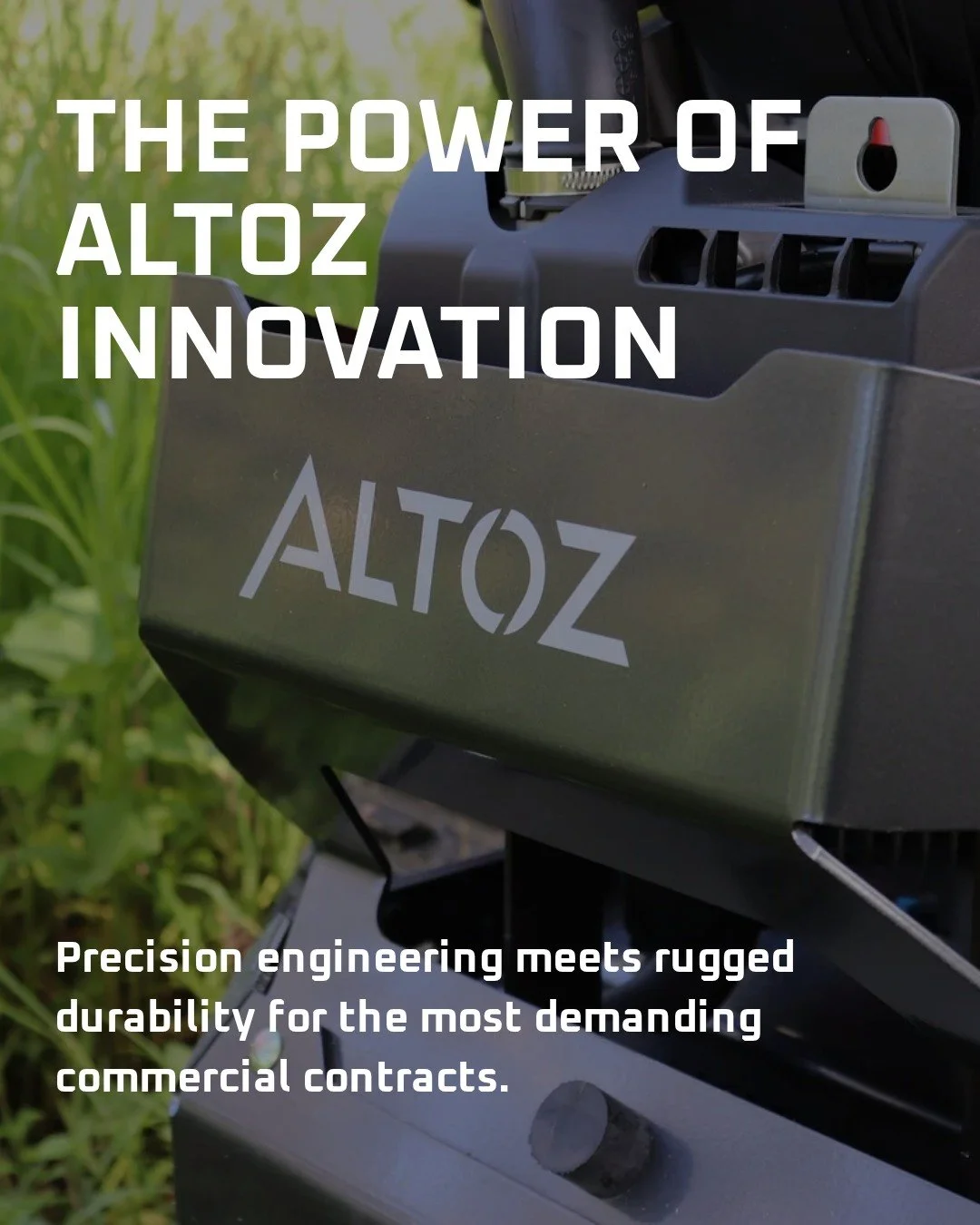 NO LIMITS. JUST PURE PERFORMANCE. Challenging terrain? Overgrown grass? Altoz machines don&rsquo;t back down. Engineered for strength and precision, they power through the toughest jobs where others stall. Tough jobs made easy. That&rsquo;s the Altoz