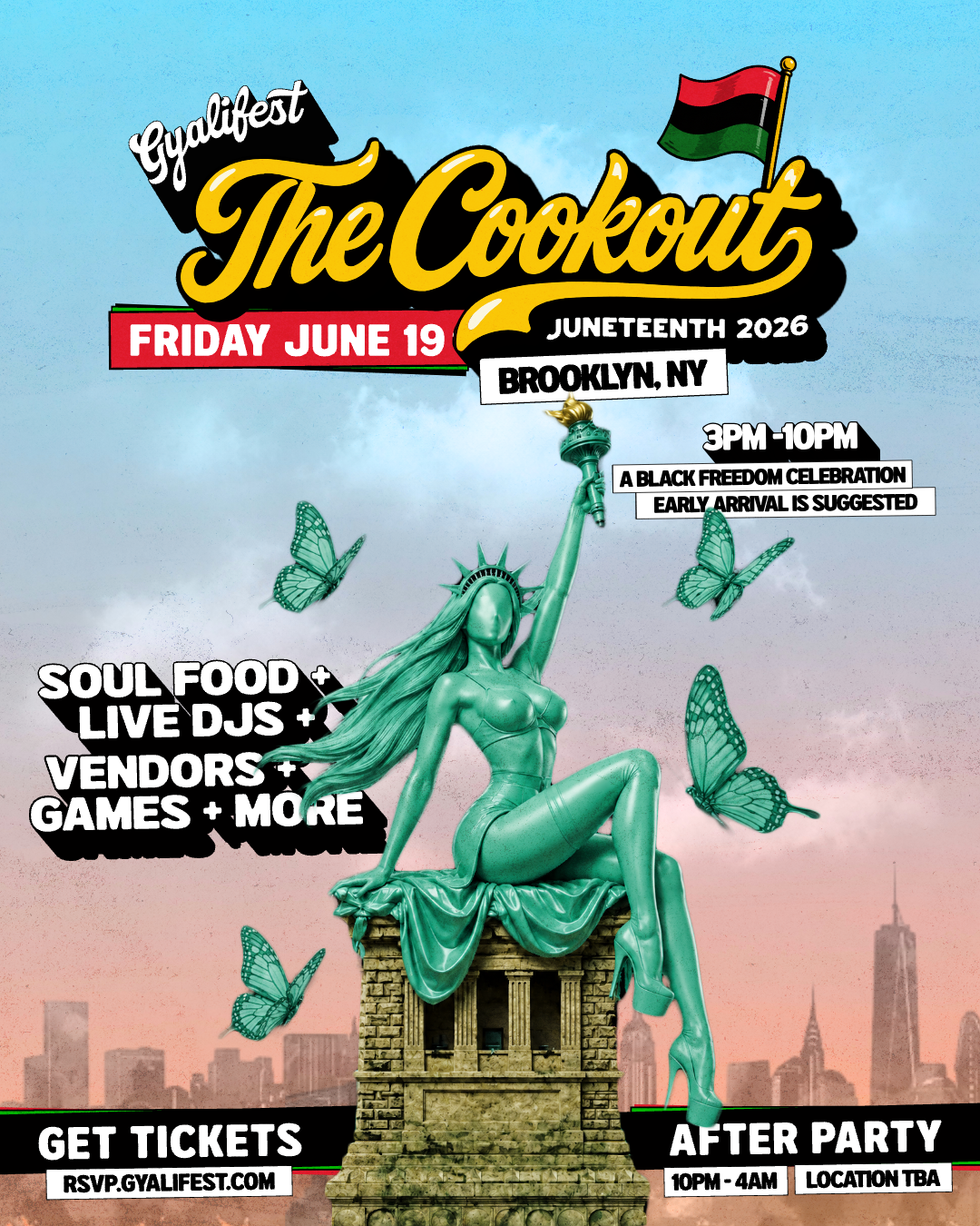 Gyalifest The Cookout Flyer Poster