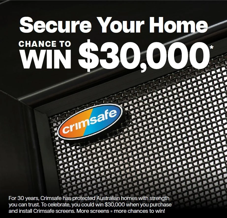 We&rsquo;re proud to be your local Crimsafe licensee, helping homeowners across Port Macquarie and the Mid North Coast feel safer at home. 🔒

This year, Crimsafe is celebrating 30 years of protecting Australian homes, and to mark the occasion, custo