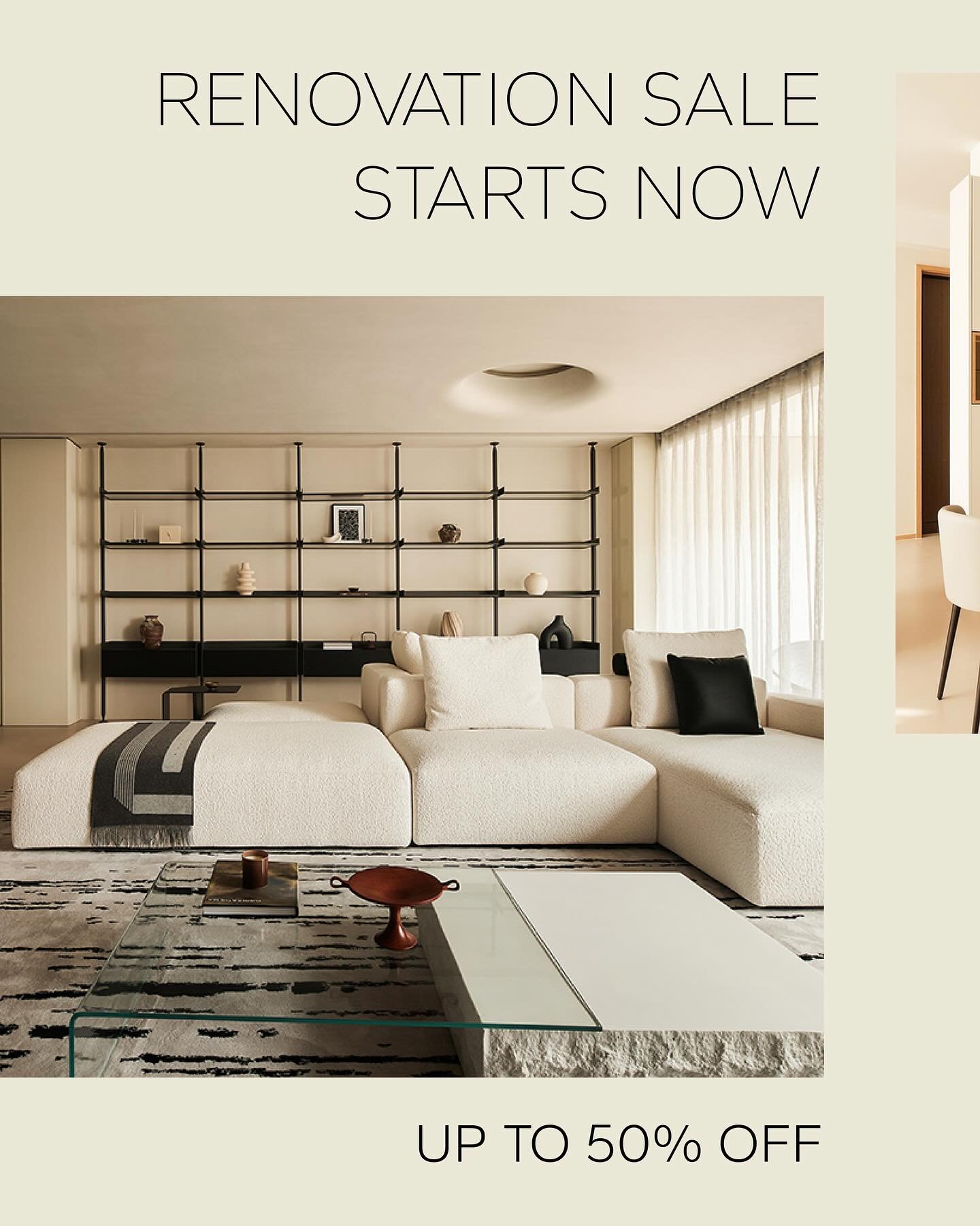 The Camerich Sydney Renovation Sale is on now!
Join us in-store in our Sydney Showroom to enjoy up to 50% off living, dining, bedroom, office and more.
Enjoy complimentary 3D interior design services from our talented team to save while crafting th
