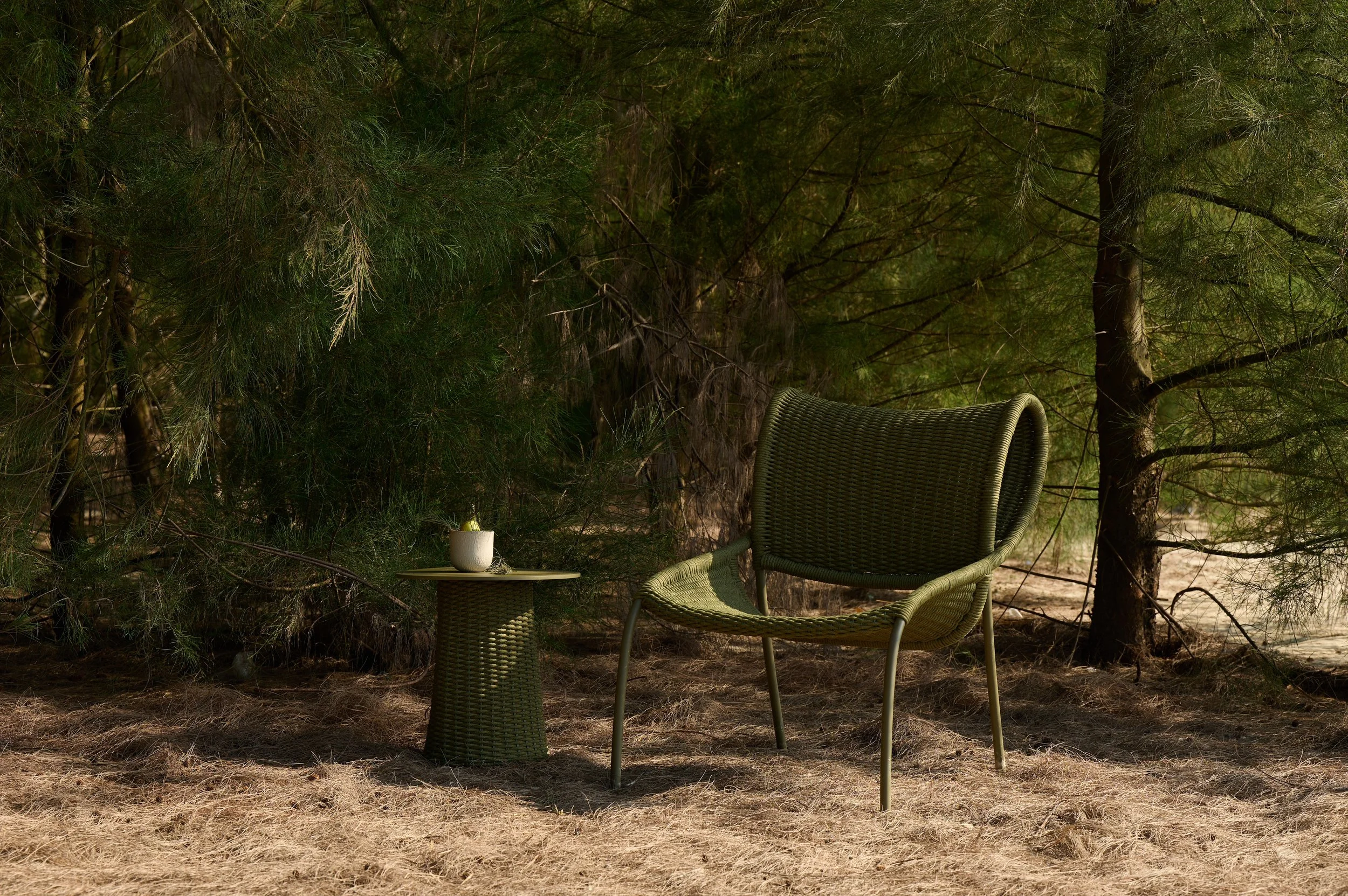 Asparas Outdoor Rope and Aluminium Side Table.jpg