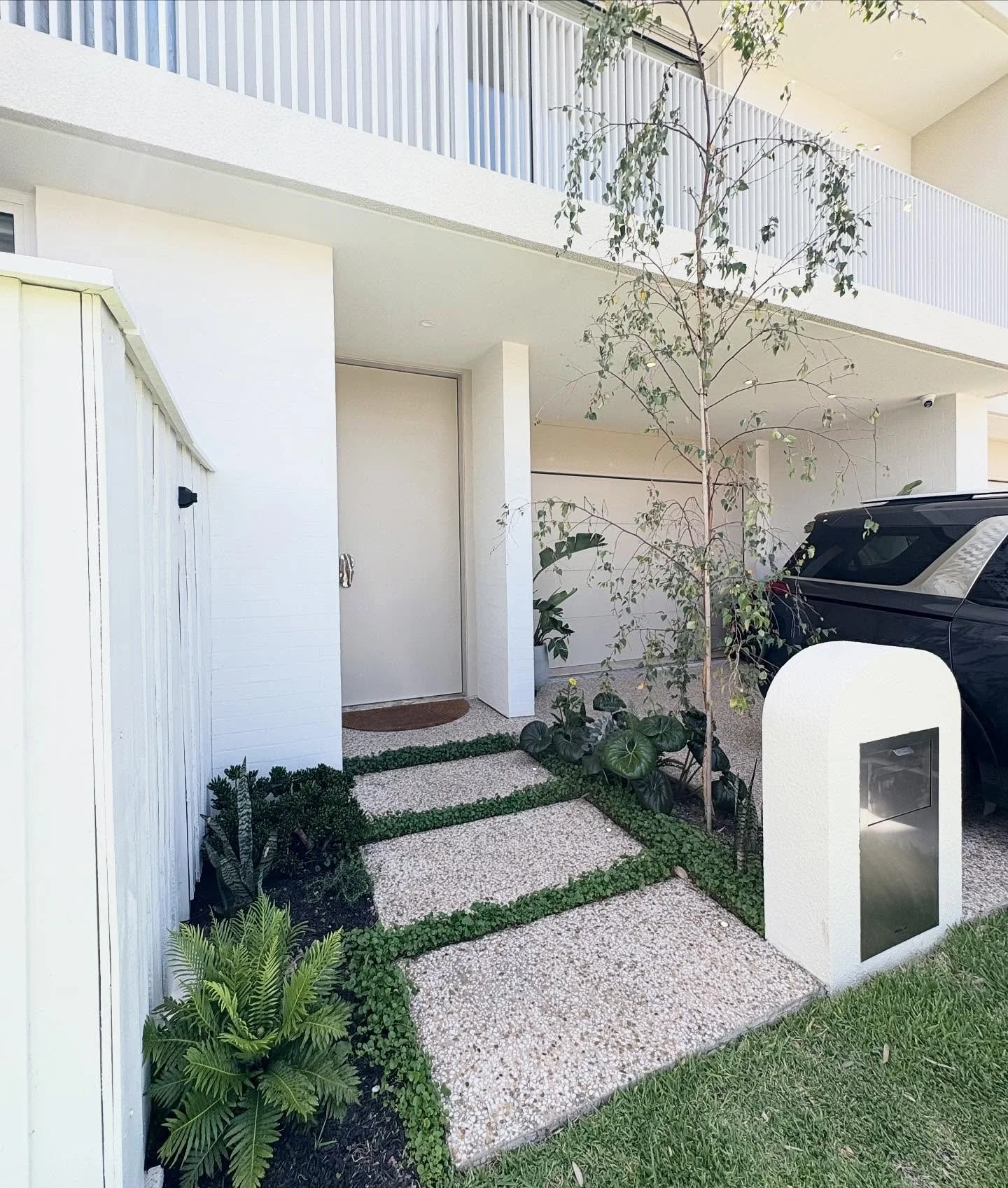 Snippet from our recent Monterey project. All gardens installed by us with irrigation throughout.