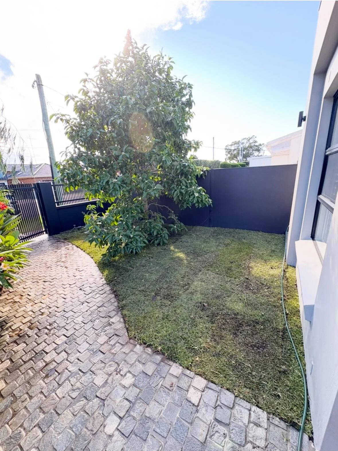 Re-leveling with new soil and Sapphire Buffalo in Mattraville.