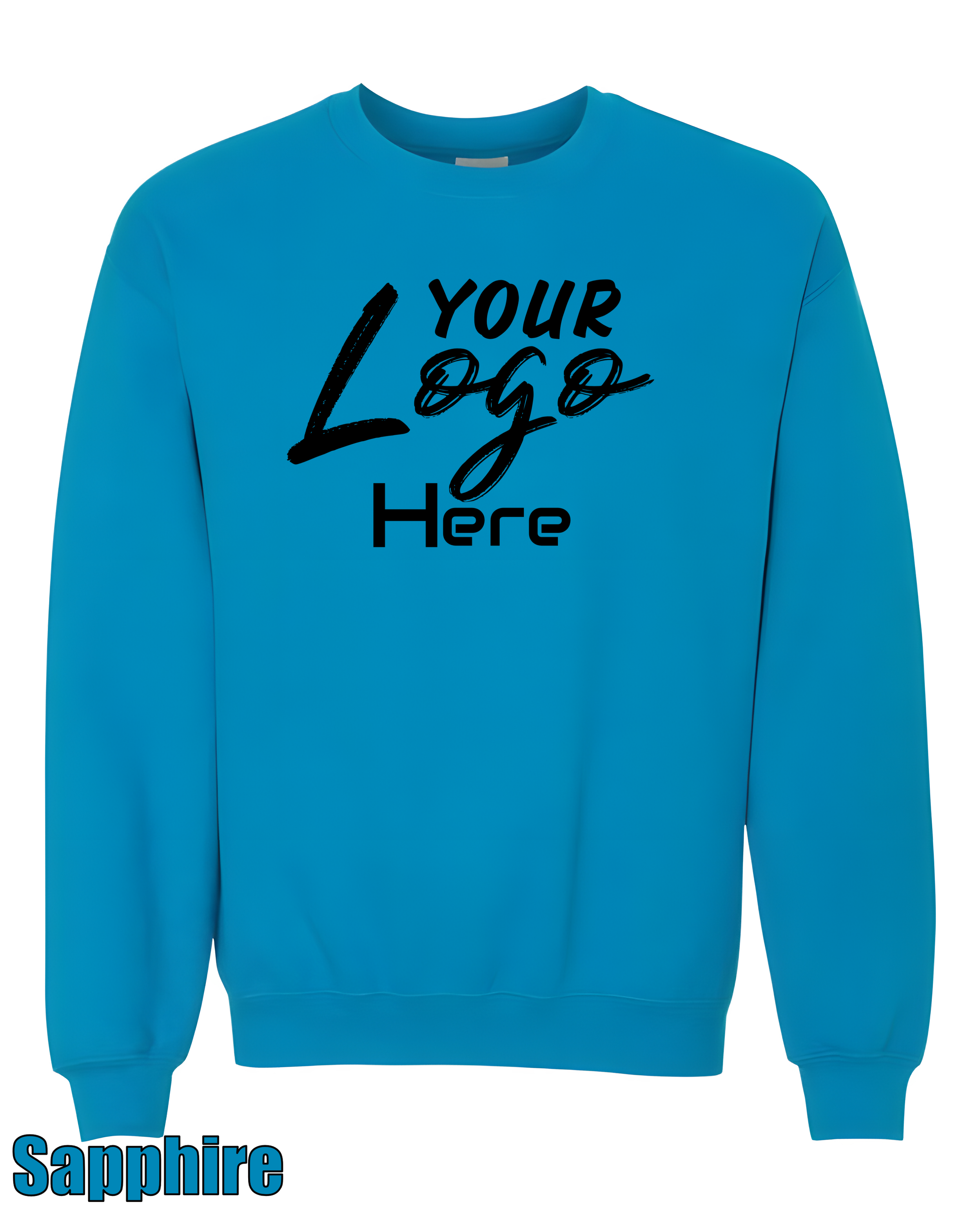 Warband Premium Sweater Crewneck Sapphire Front.png