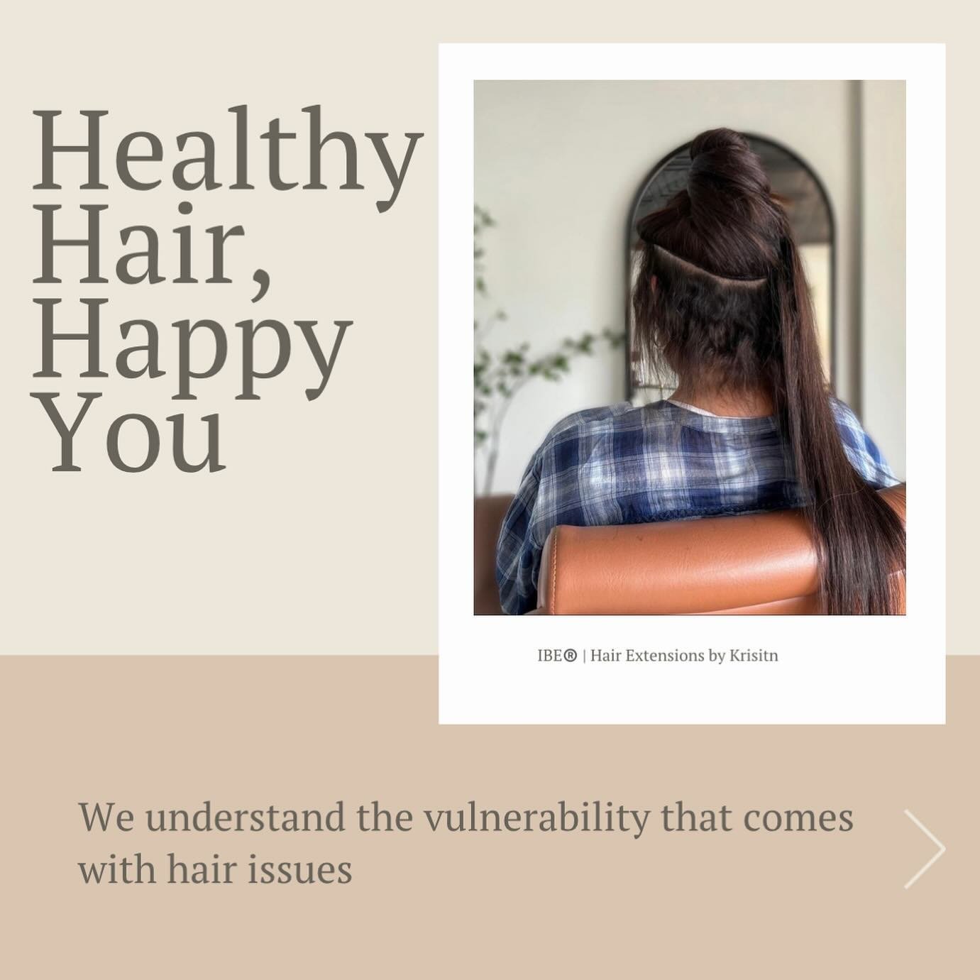 Our focus is not only on making you look your best but also on nurturing the health of your hair and scalp as you embark on your healthy hair journey 

🌱 Guest is wearing 2 rows of IBE&reg; 
#HealthyHairJourney #HairWellness #BeautyTransformation #h