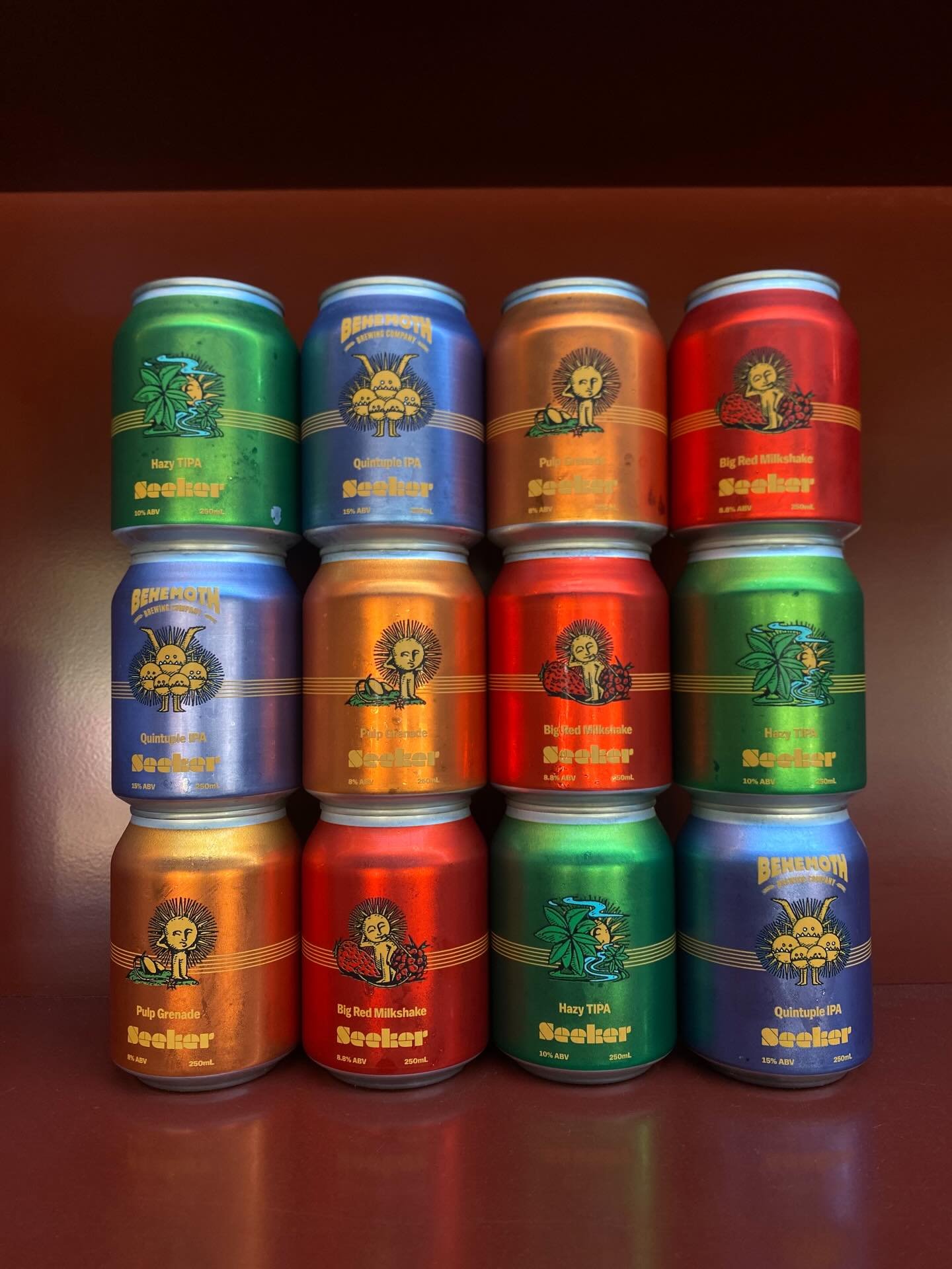 This new set from @seekerbrew seems suspiciously stocking sized&hellip;

Big beers in little cans.
Could be the move on Christmas.