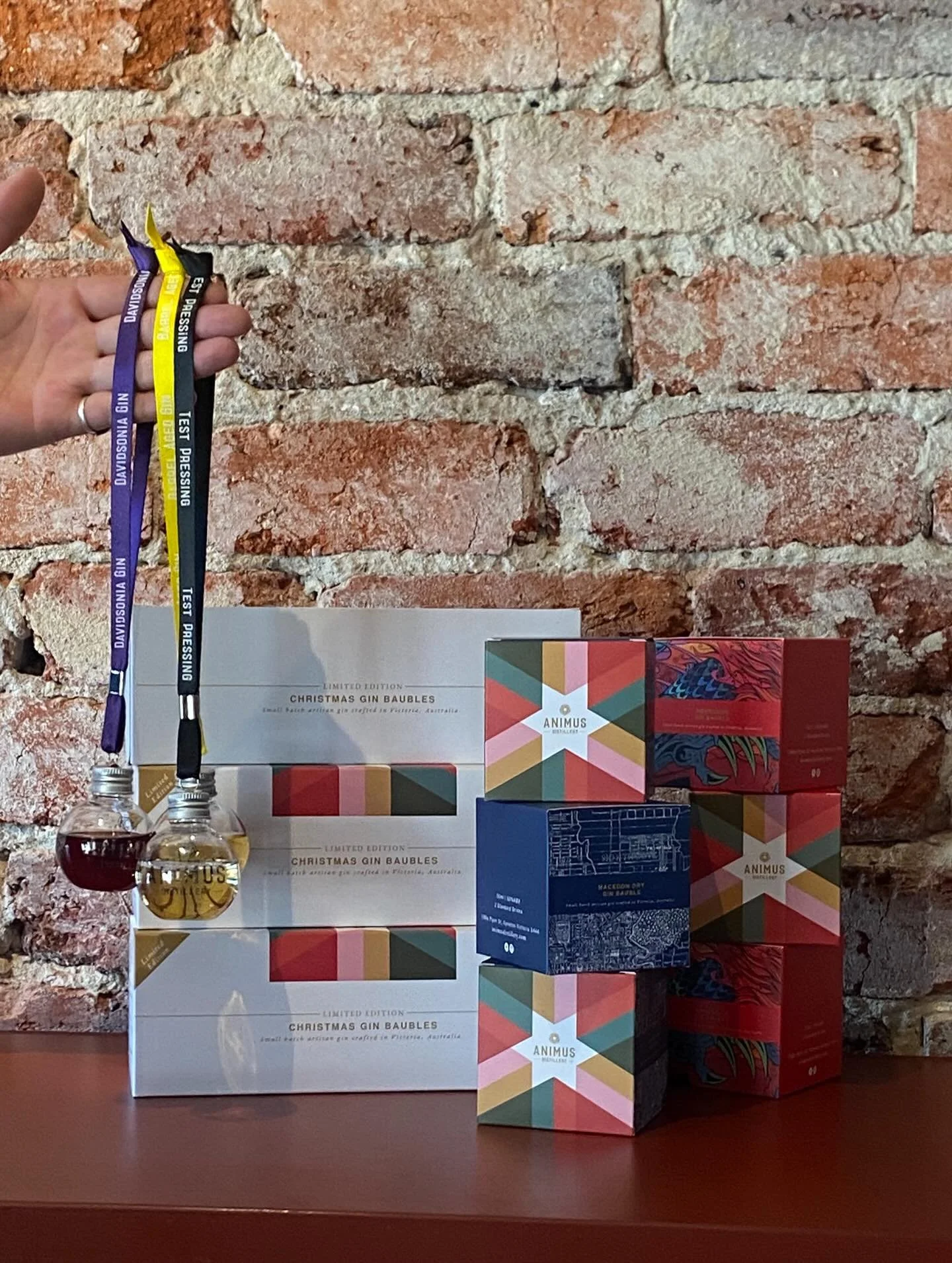 Gifty little things line our shelves this time of the year&hellip;
Like these little Gin baubles from @animusdistillery 

Cute as can be &mdash;in packs of three or by the bauble.
In case your tree needs some final touches