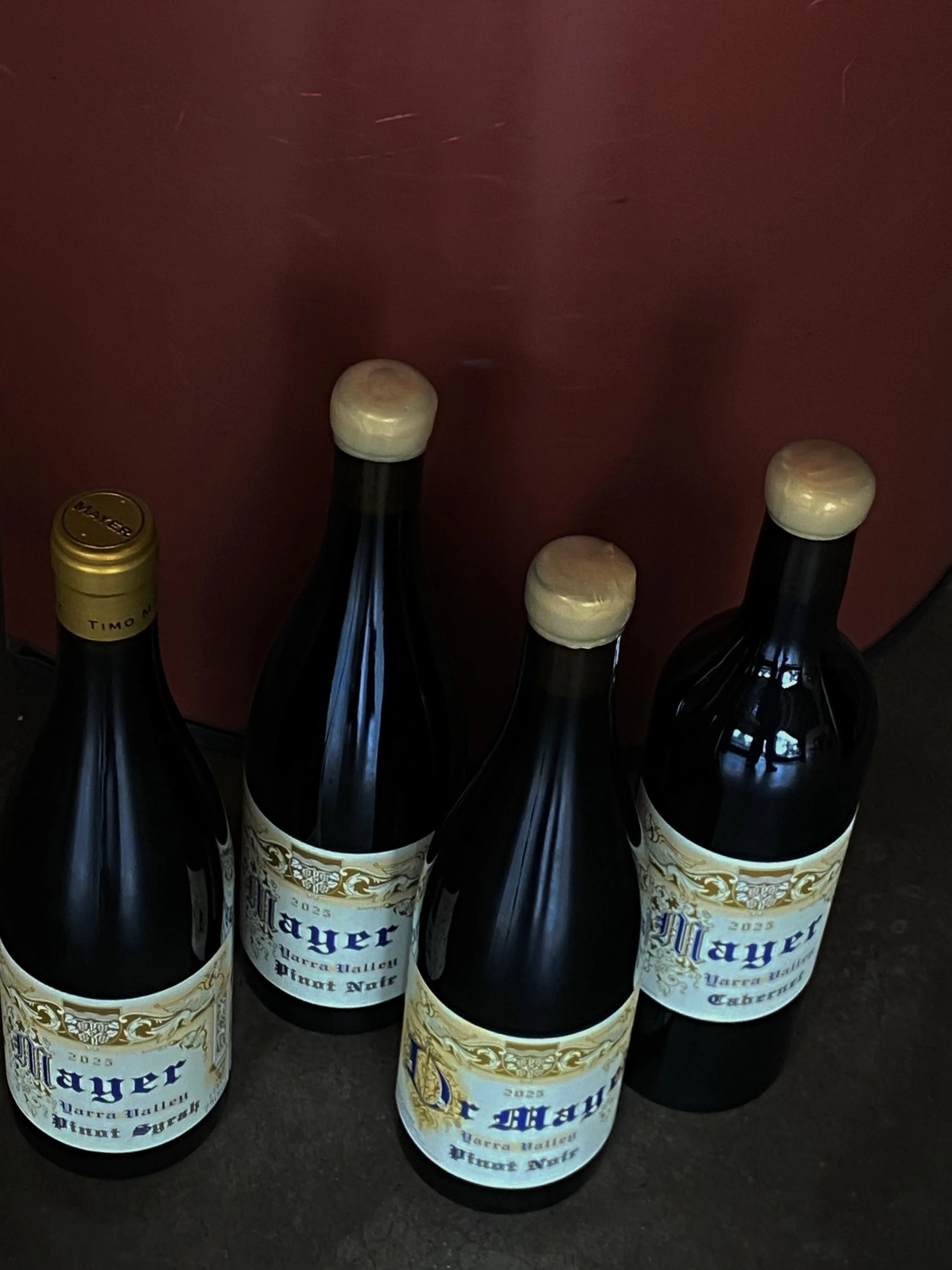 As we enter the final week of May and serve up another iteration of our much beloved Sunday Roast at @beskbar - we thought we&rsquo;d show off the newest arrivals from one of our favourites: @timomayer 

Mayer makes wines in the Yarra Valley and spec