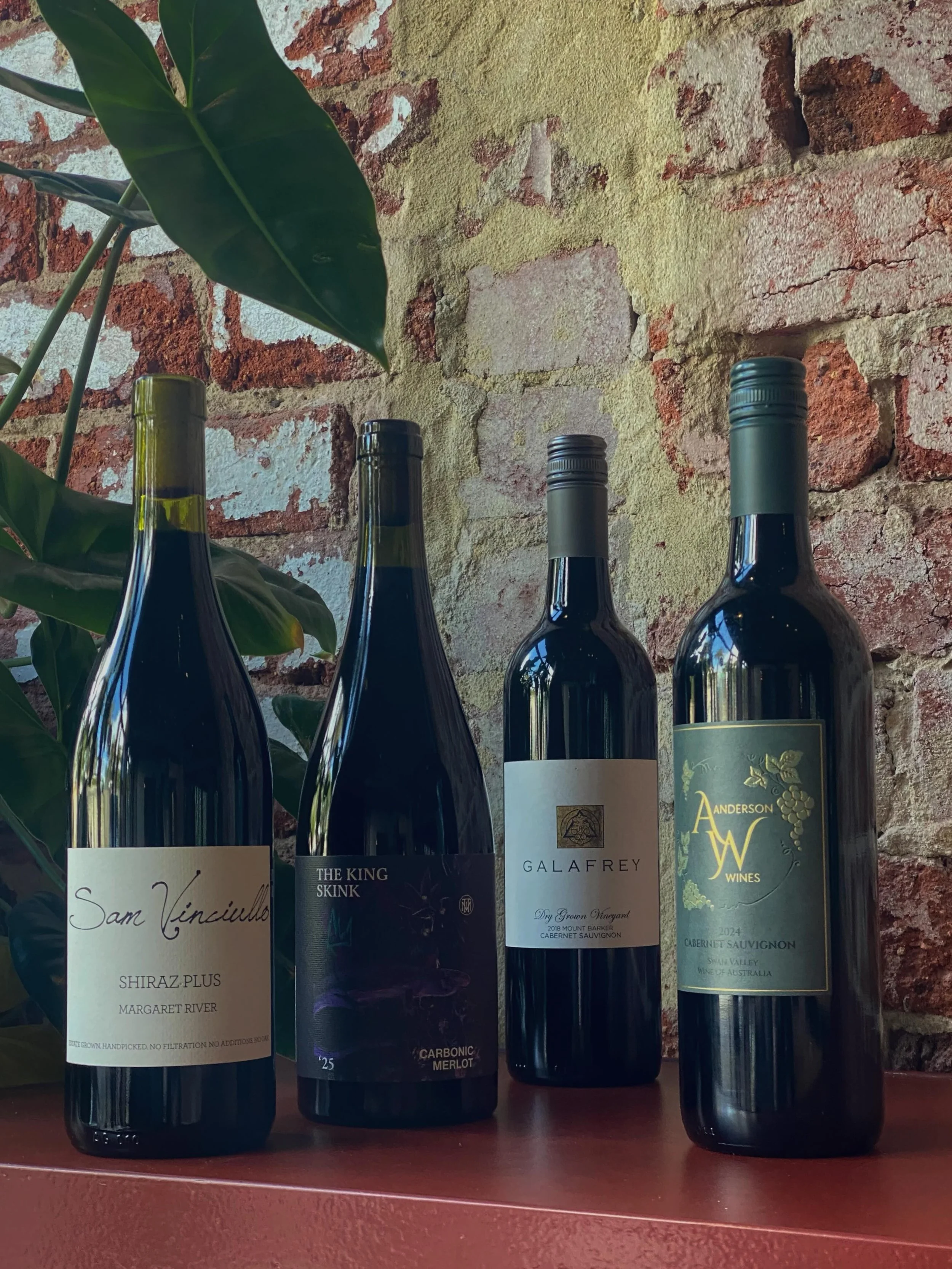 A few choice bottles for our WA Steak Day at @beskbar today&hellip;
As always with public holidays here: drink-ins at the marked take-away prices from lunch until late. 

&lsquo;22 Shiraz Plus from @samvinciullo is singing

&lsquo;25 Carbonic Merlot 