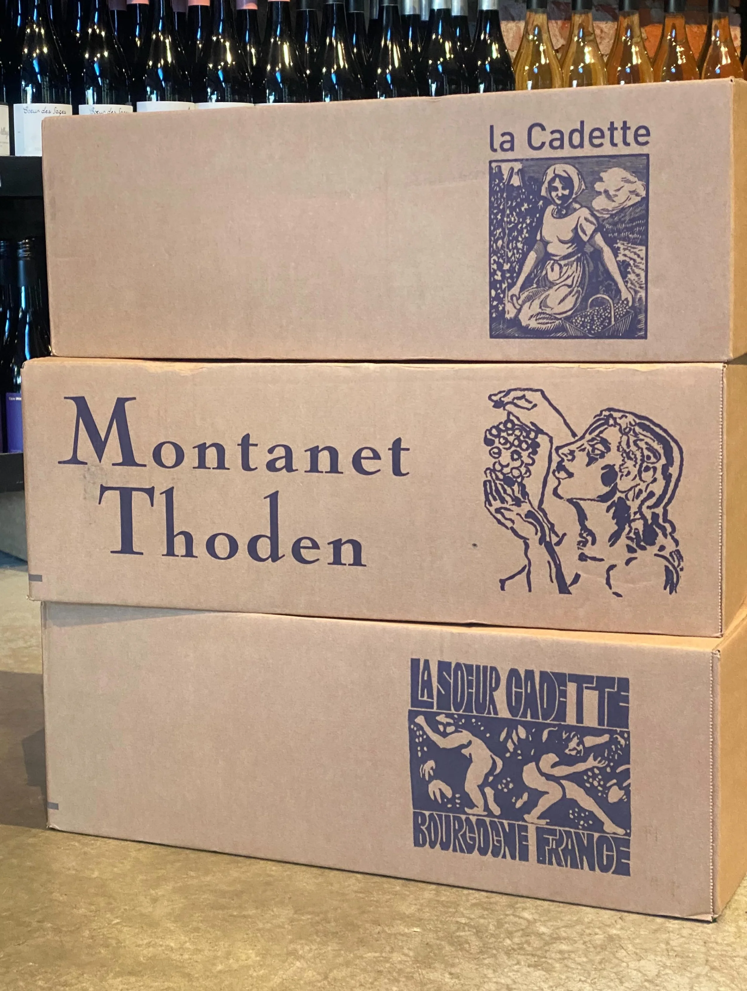 The return of La Cadette.

La Ch&acirc;telaine, Montanet-Thoden V&eacute;zelay, and La S&oelig;ur Cadette Juli&eacute;nas are back on the shelves. Organic farming, native fermentations, little-to-no winemaking trickery&mdash;just pure, expressive Bur