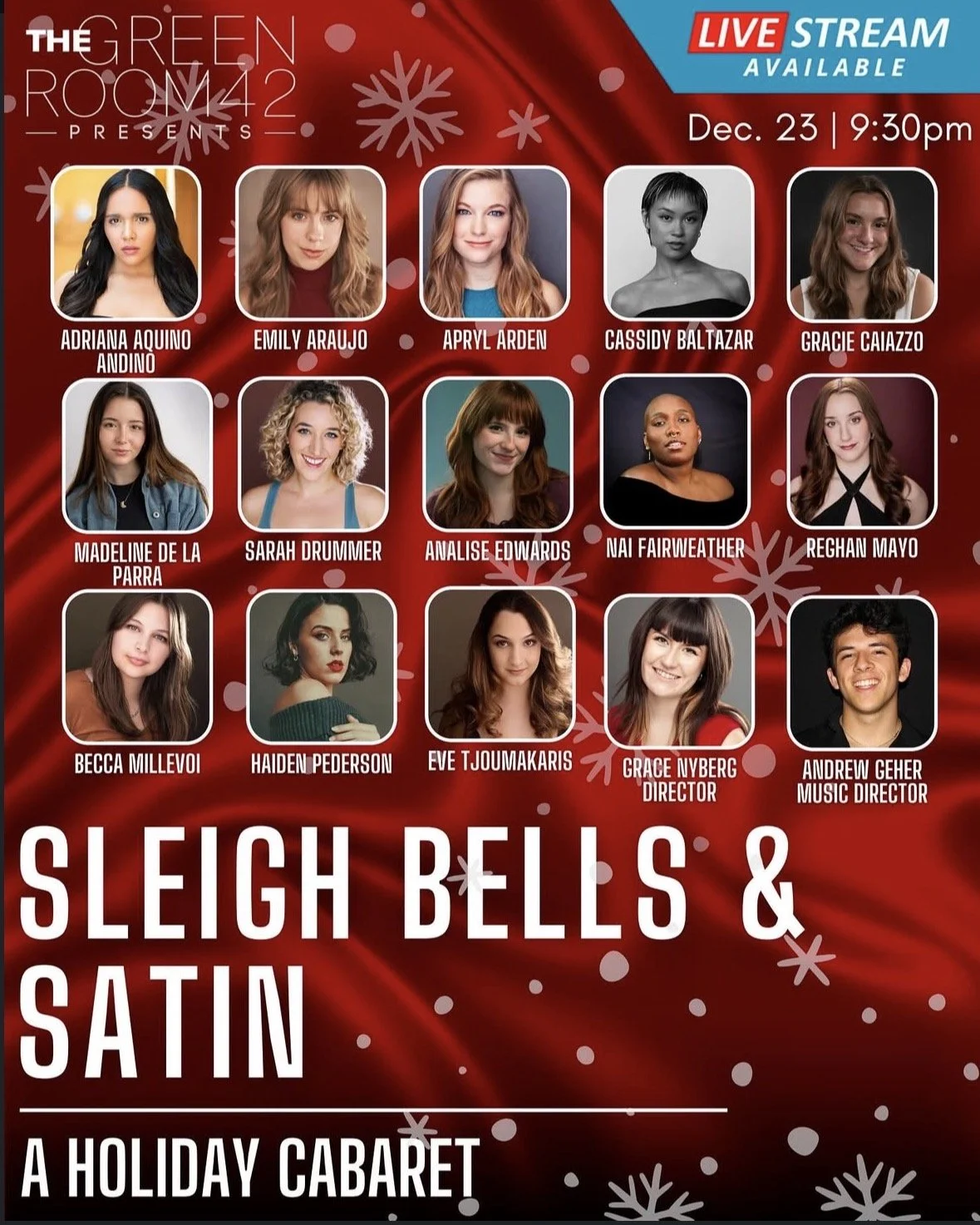 Sleigh Bells & Satin: Holiday Cabaret (2025)