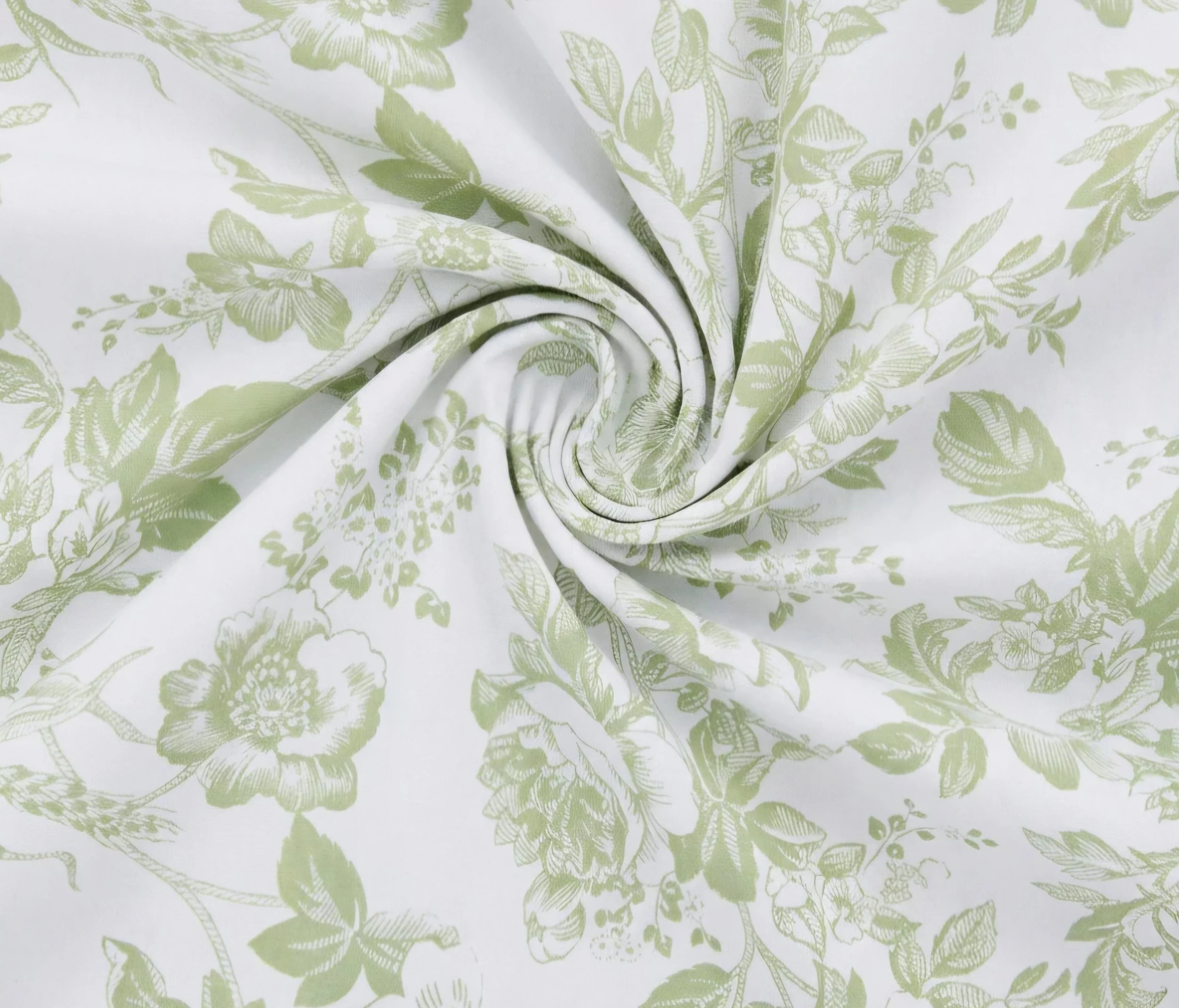 Sage Floral Print $45 
Napkins $3
Available in 108", 120", 132" and 90x156"