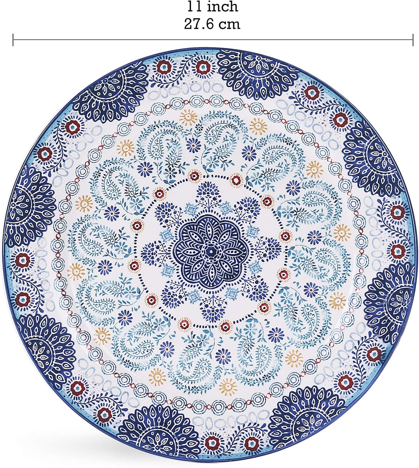 11" Blue Talavera Dinner Plate/Charger $7 - for weddings of 50 or less guests 
