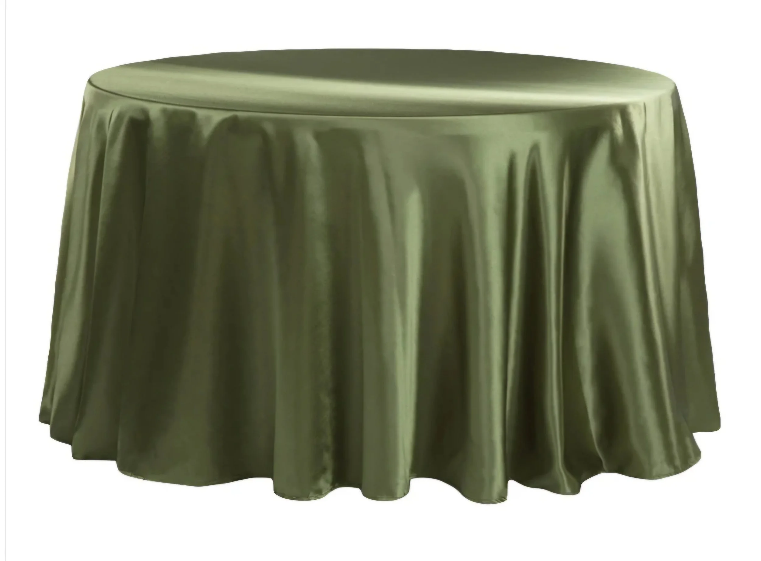 Coordinating Solid Willow in Satin $25
Available in 108", 120", 132" and 90x156"