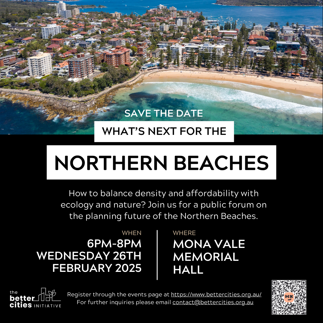 An invitation to What’s Next For The Northern Beaches