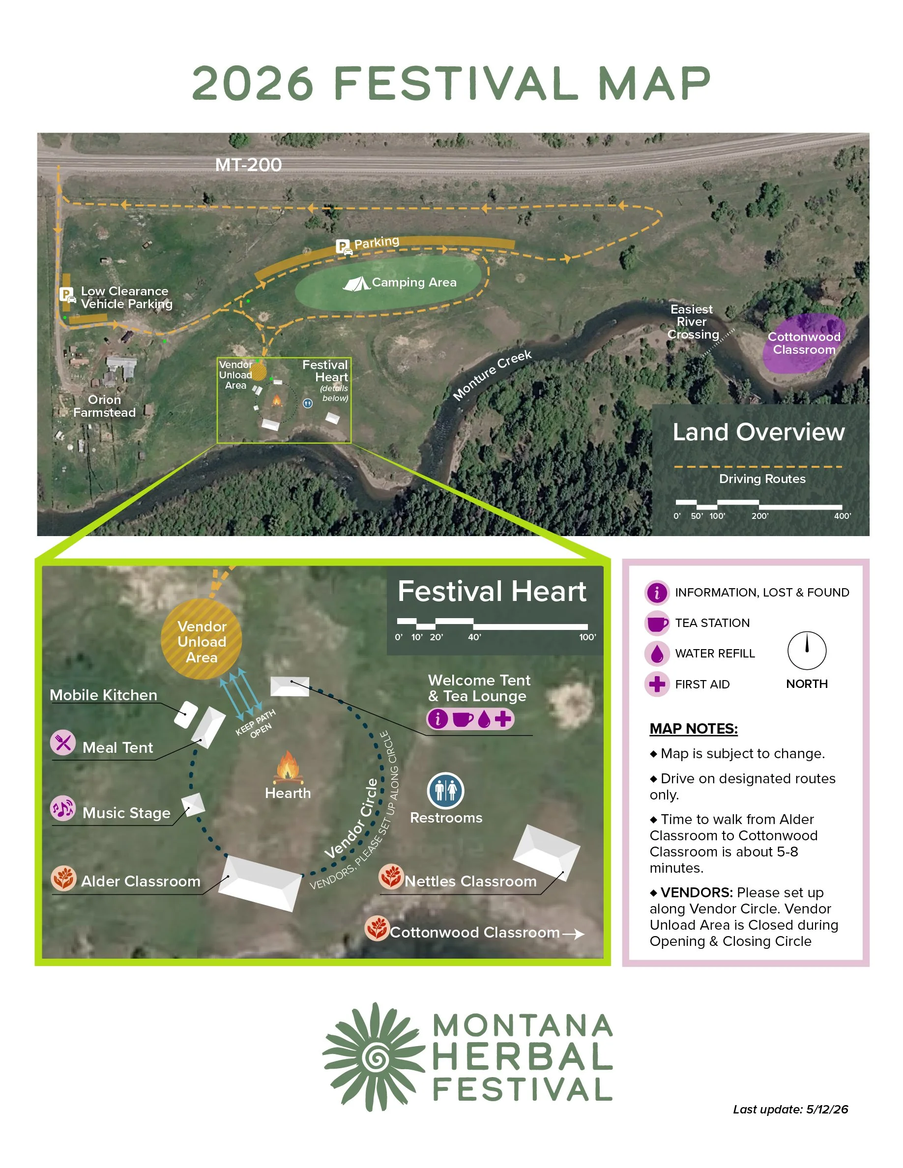 Montana Herbal Festival 2026 Map