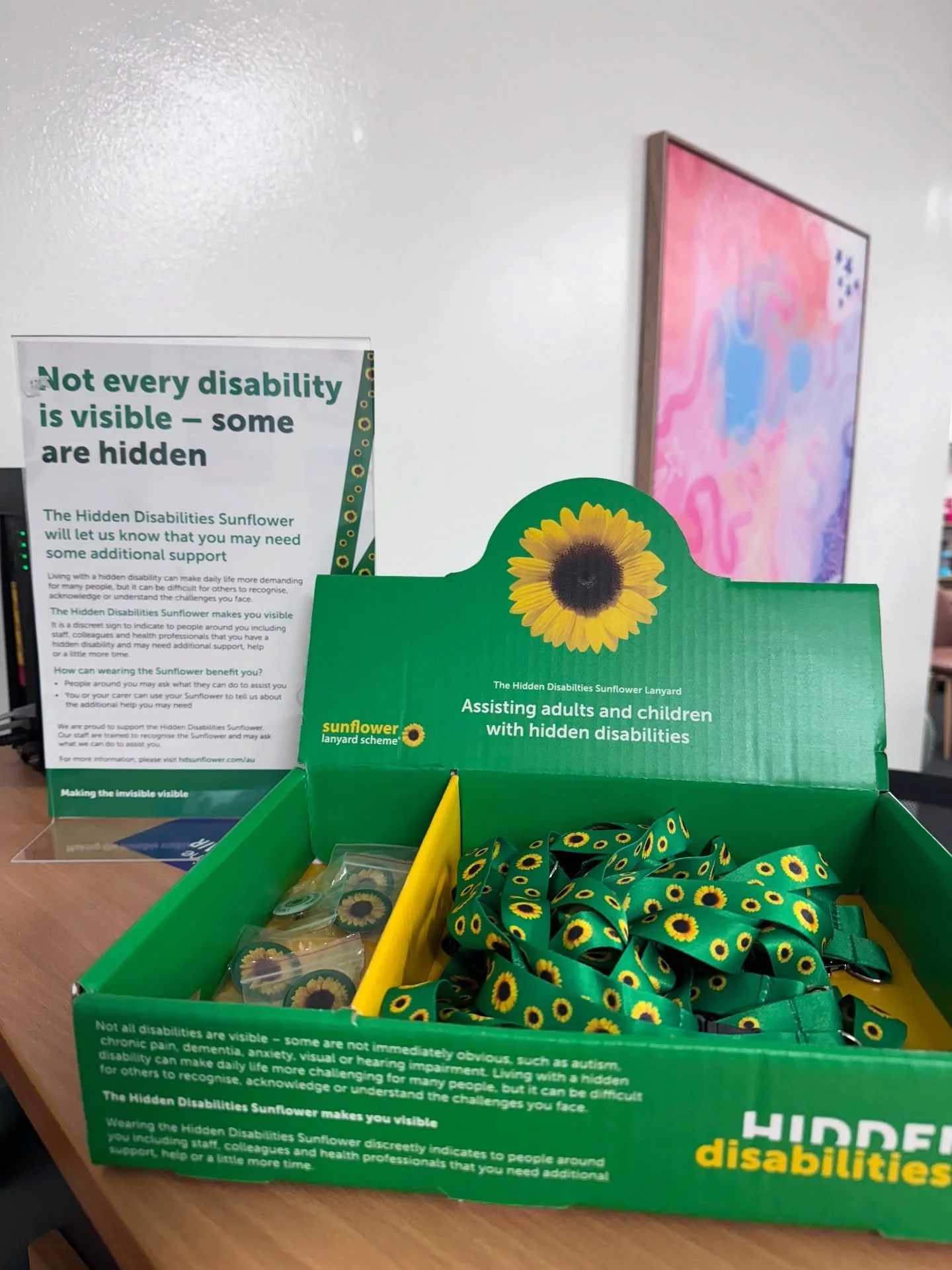 🌻 Not Every Disability is Visible &ndash; Some are Hidden 🌻

At The Inclusive Movement, we are proud to align with the Hidden Disabilities Sunflower Initiative, a simple yet powerful way to make the invisible visible.

The sunflower lanyard or pin 