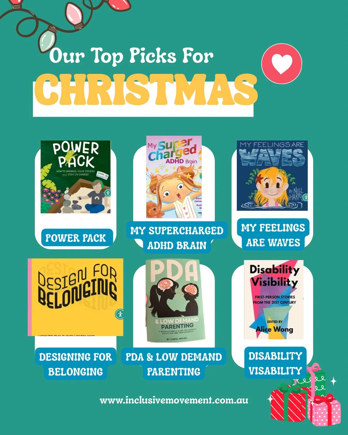 🎄 Looking for meaningful, neuroaffirming and inclusive gifts this Christmas?

We&rsquo;ve pulled together just a few of our top picks from the Inclusion Shop &mdash; books and resources that celebrate identity, support emotional development, and cha