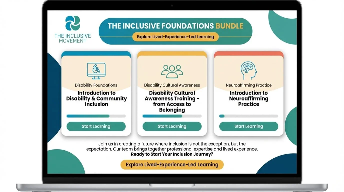 Ever felt like something was missing from your inclusion work? 🤔 

Maybe you&rsquo;ve got the policies right, but the practice doesn&rsquo;t quite match. 

Or you&rsquo;re reaching for tools that don&rsquo;t actually fit your reality.

That&rsquo;s 