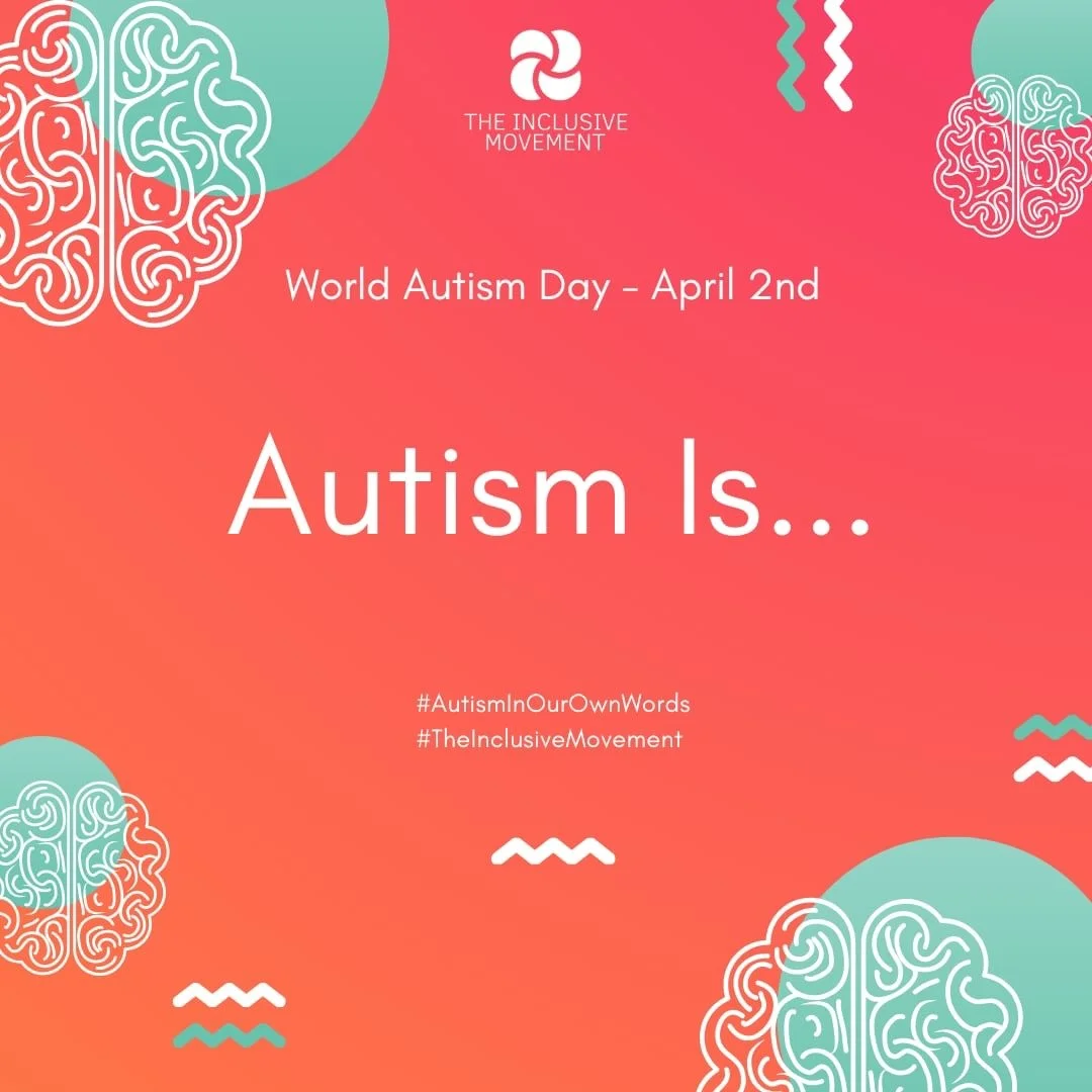 Today is World Autism Day.

This is personal to us and a big part of why The Inclusive Movement exists.

We experienced the gaps - the lack of understanding - the barriers that didn&rsquo;t need to be there

And through doing this work, 
shifting lan