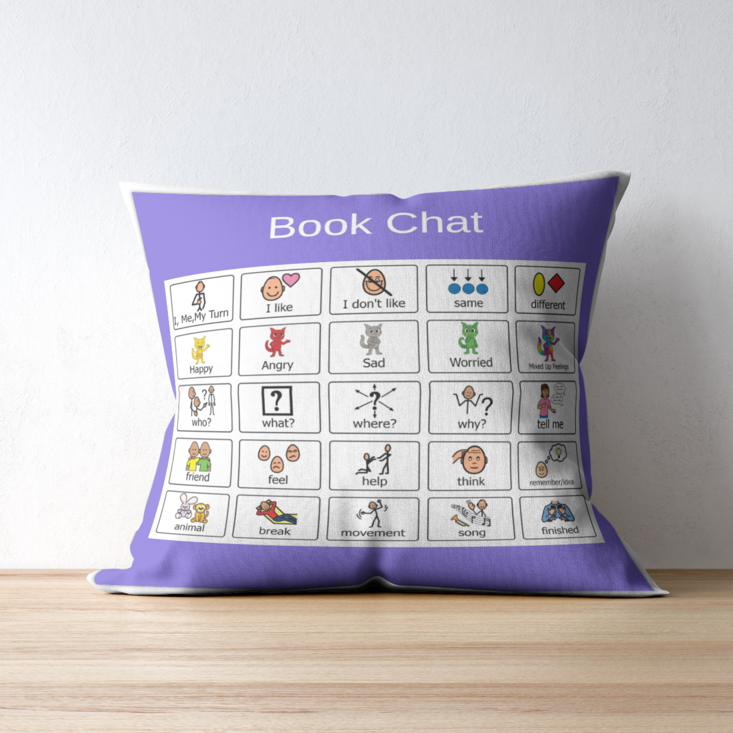Cammy Book Chat AAC Cushion.png