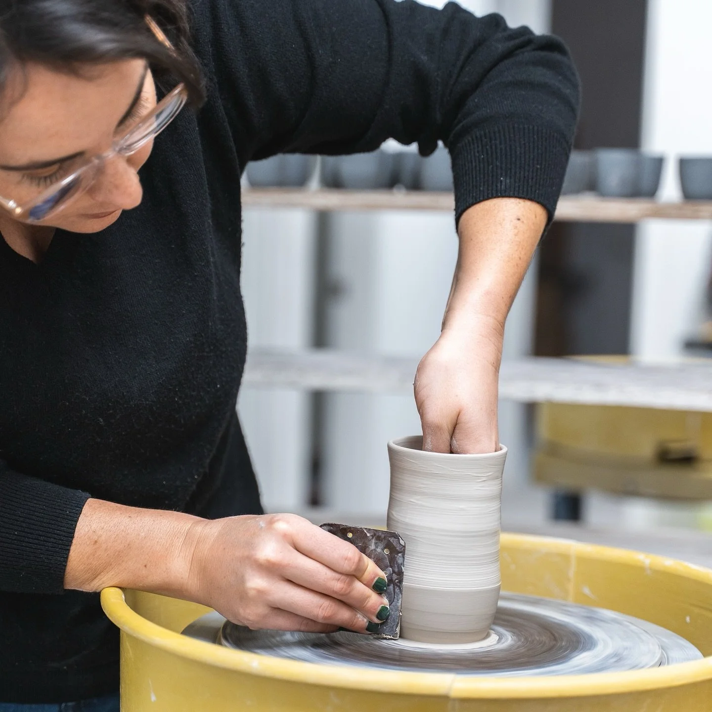 Hey Austin couples! Join us at @ceramigos_austin for Date Night on October 10th or 17th from 6-8:30pm 💕

We&rsquo;ll guide you through the basics of wheel throwing, and each of you will get to pick your favorite piece to glaze and keep🏺✨ 

Snacks a