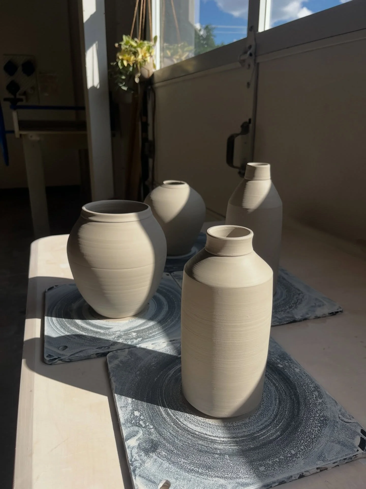 Getting ready for the Artist in Residence Showcase opening October 16th