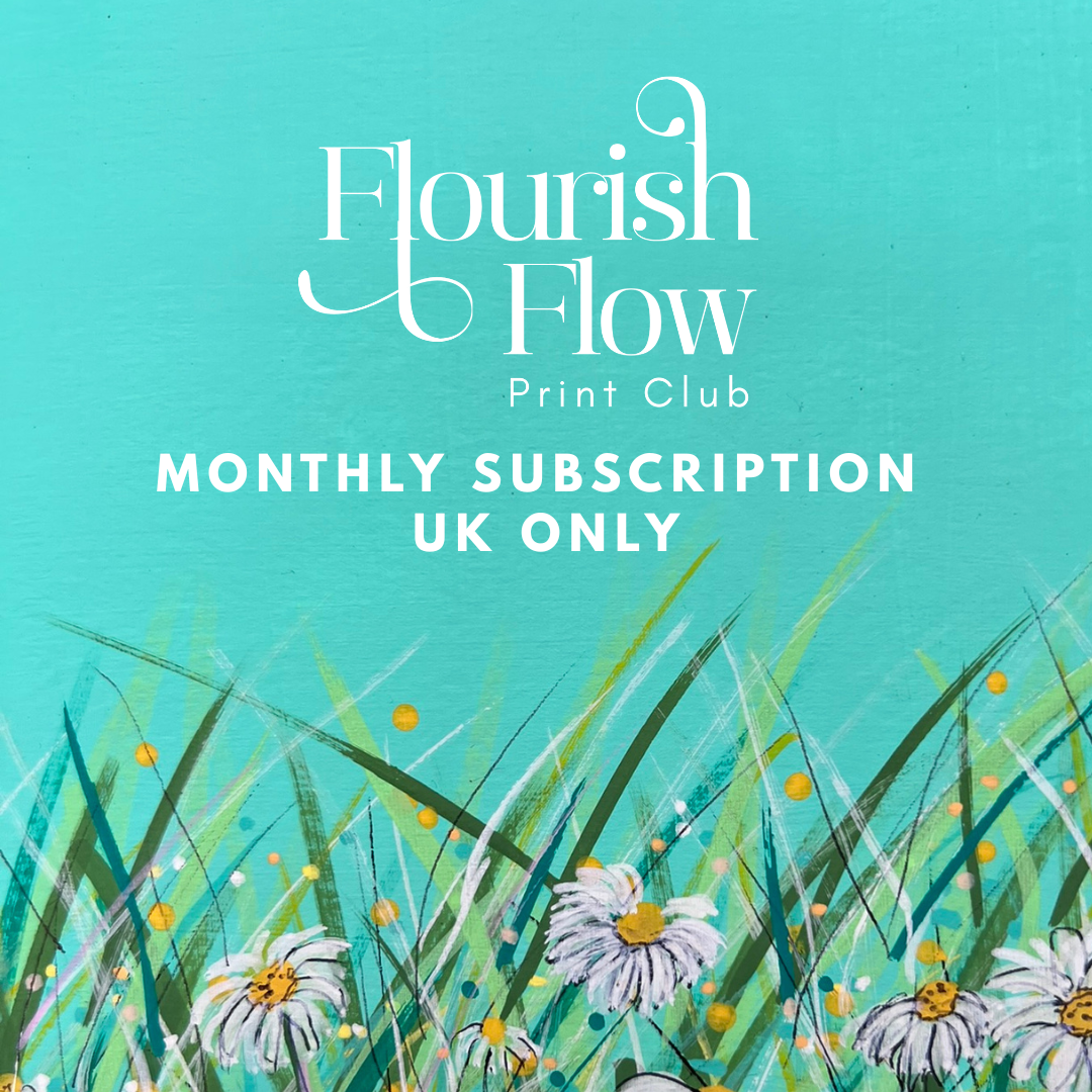 UK Only - Monthly Subscription - Flourish and Flow Print Club