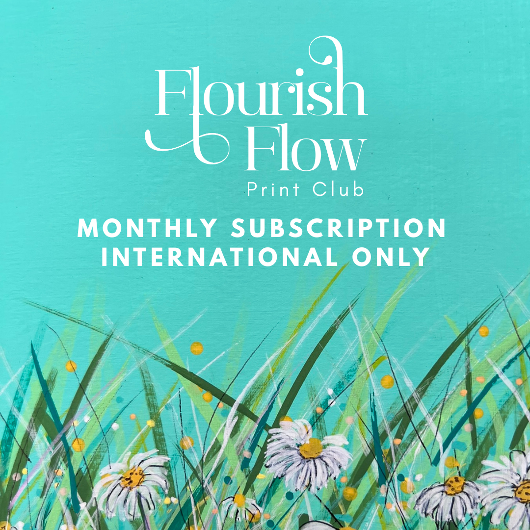 International Monthly Subscription -  Flourish and Flow Print Club