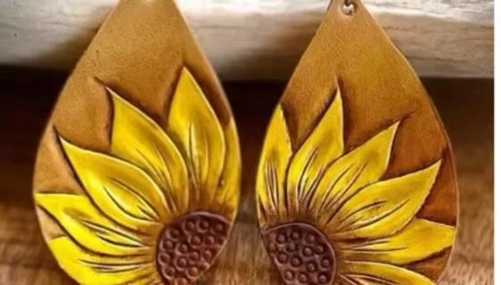 DIY Cave: Leather Tooling: Make a Cuff or Earrings