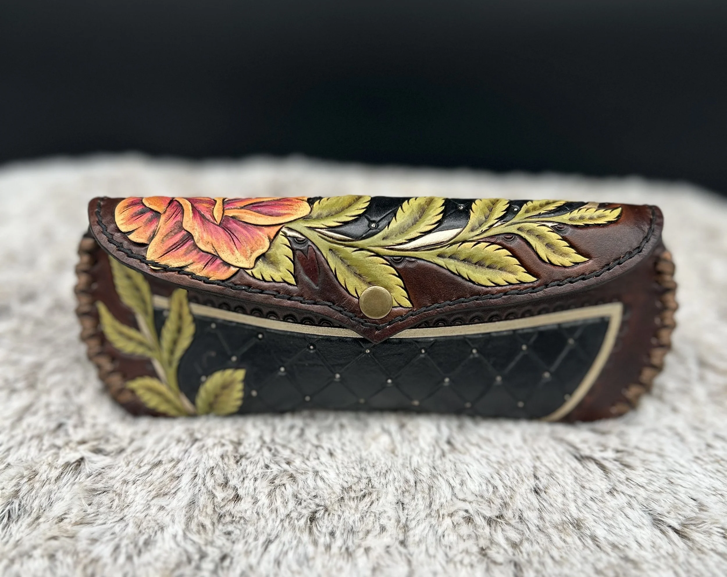 Glasses & Sunglass Case- Sunrise Roses