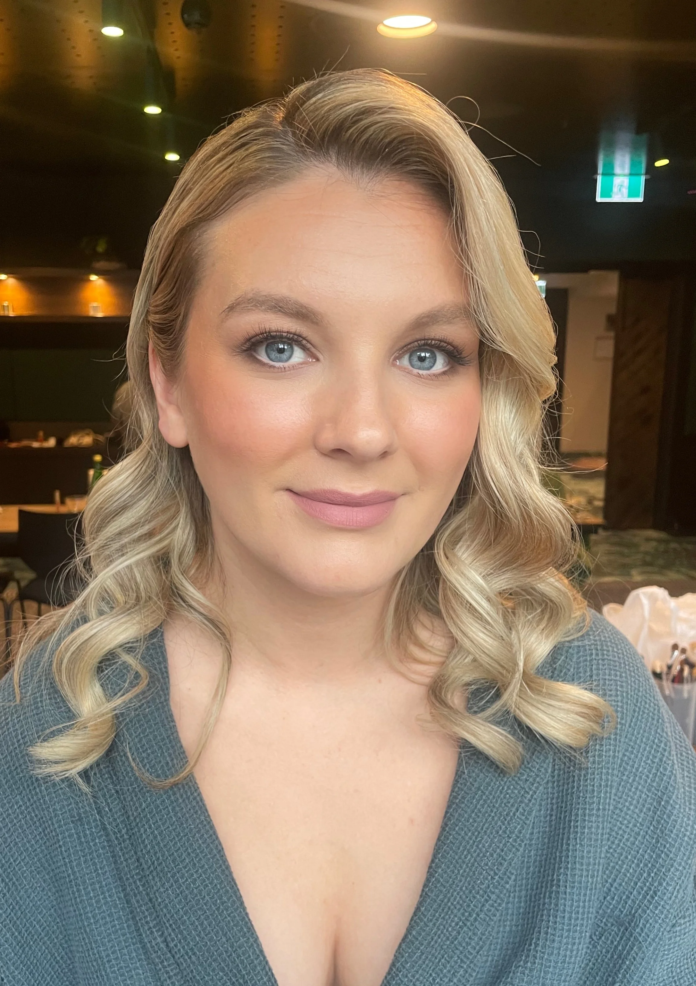 Special Occasion makeup applied for this friend of the bride