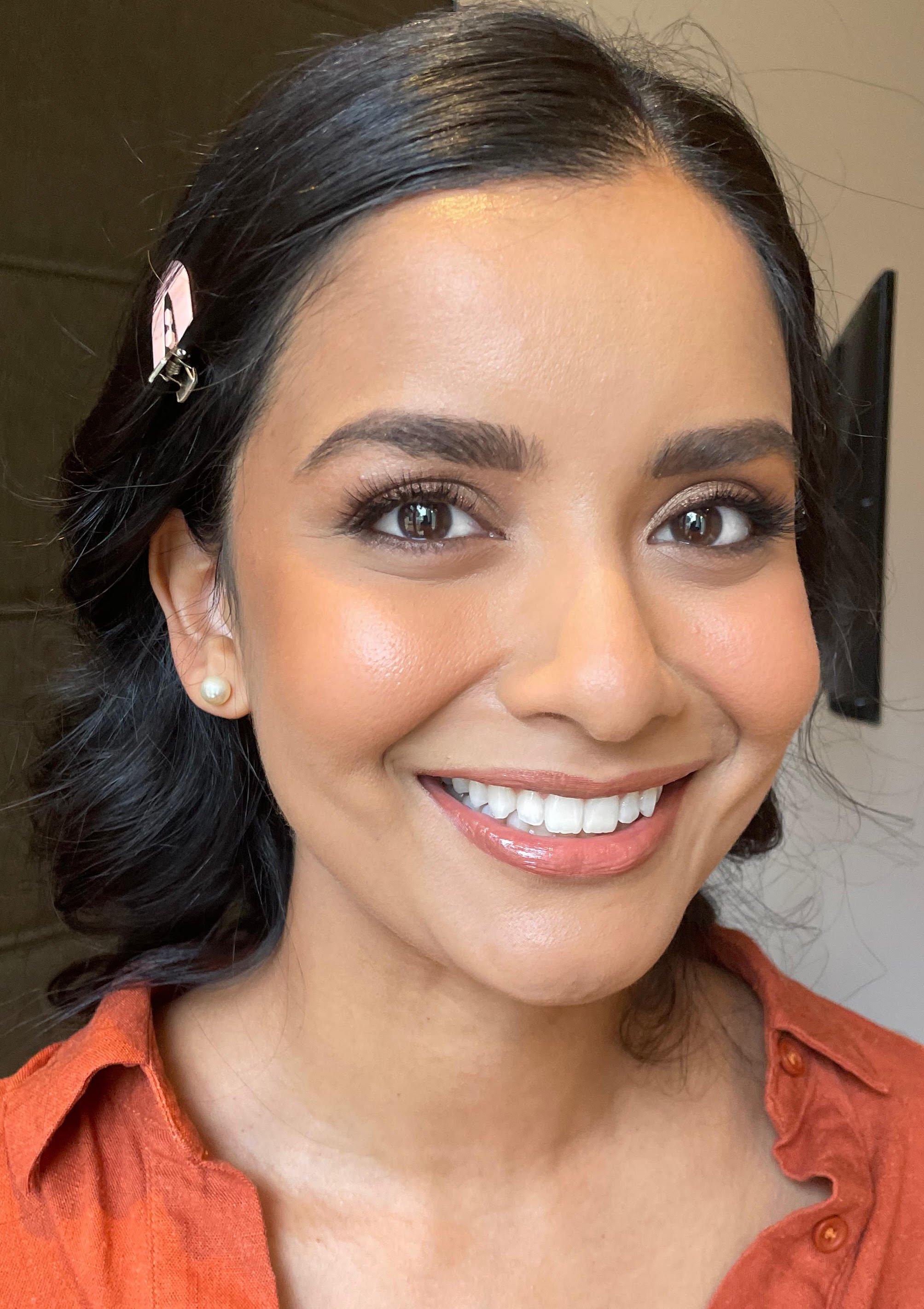 Fresh professional makeup applied by Jessica O'Donnell