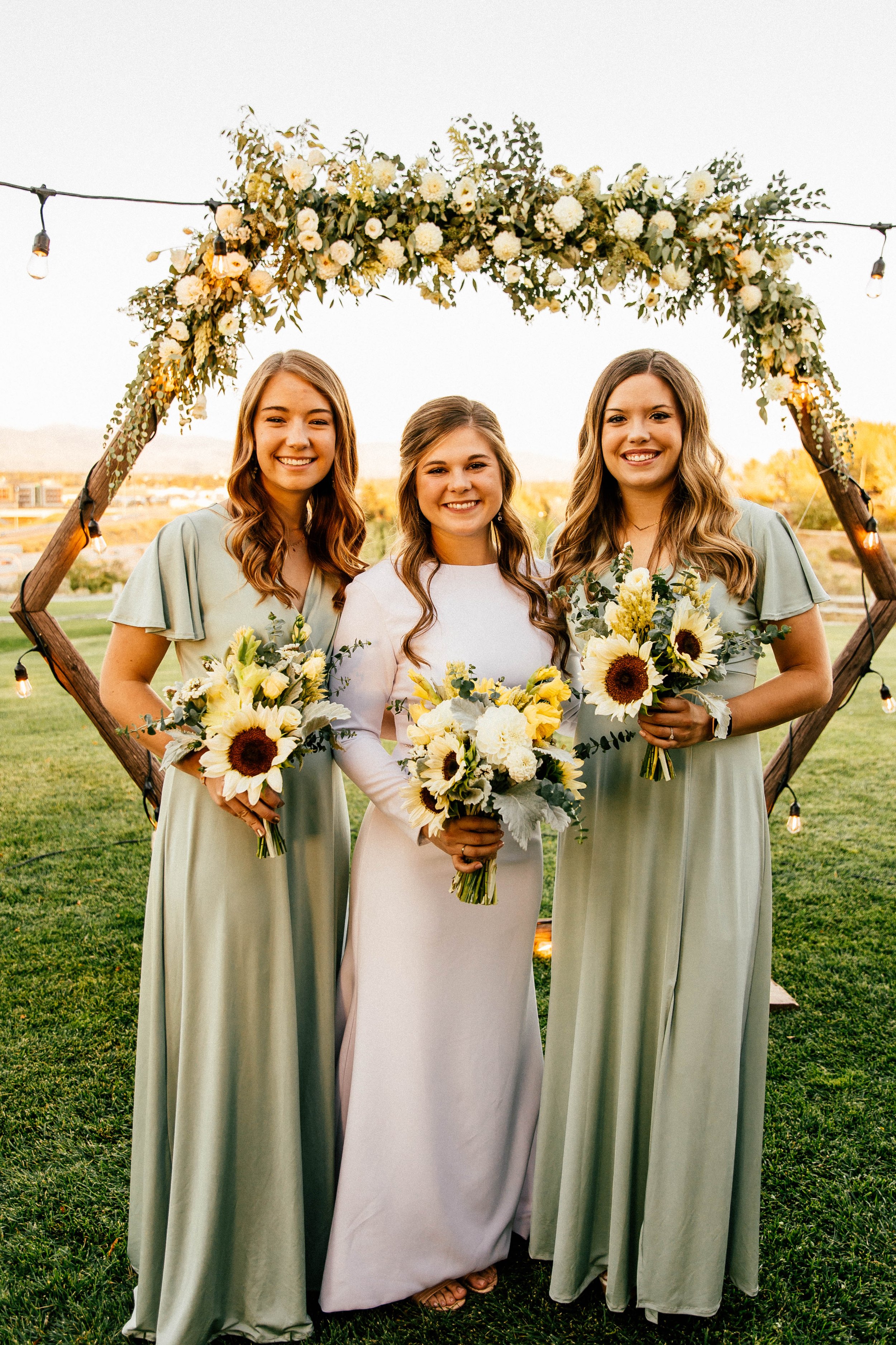 Bridesmaids Bouquets for Summer Wedding