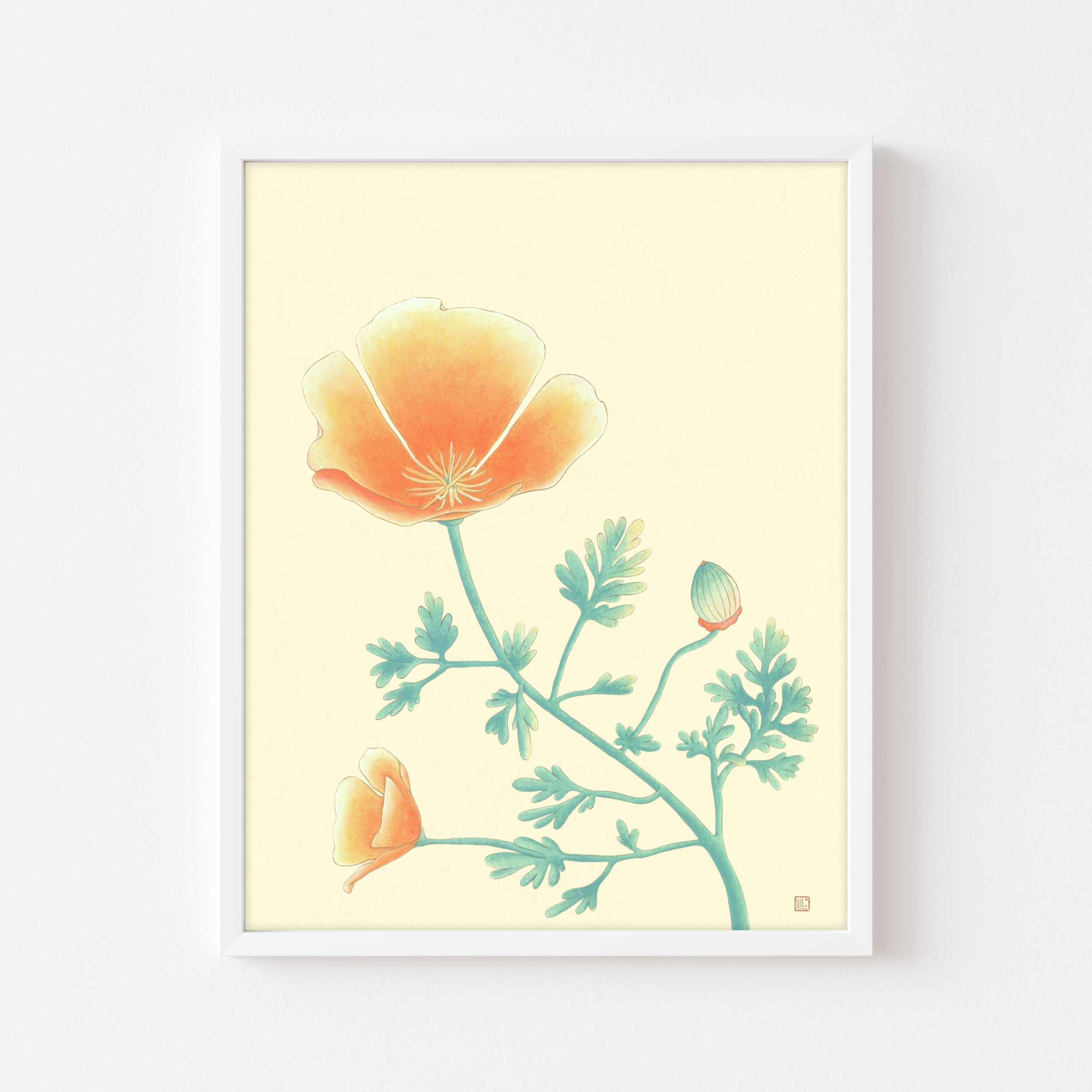 California Poppy - framed.png