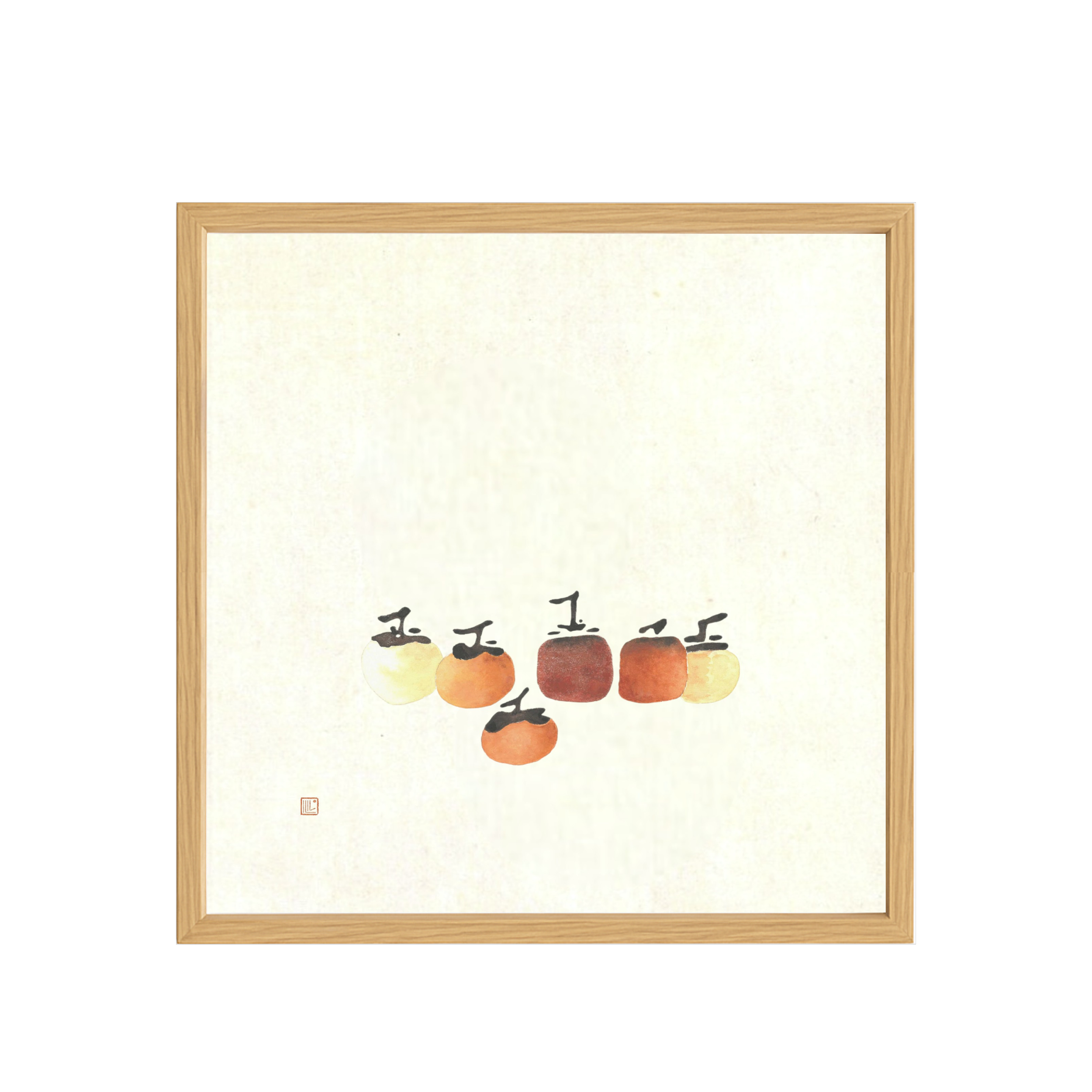 Six Persimmons - framed.png