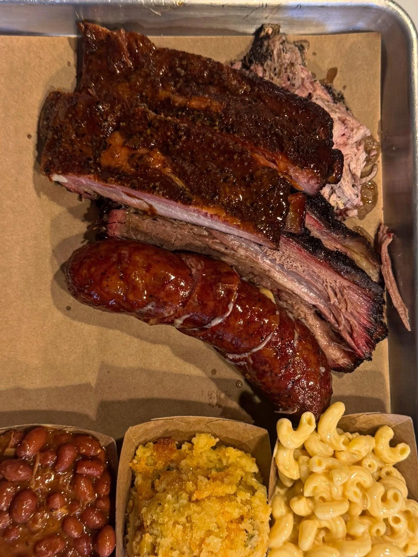 3 Meat Brisket Plate + Pimento Cheese Link + extra side

Regular bbq &amp; smoked cheeseburgers Monday 
11am-3pm

Monday is our slowest day of service so big shoutout to our Monday travelers &amp; regulars we love you guys 🙌

#oasisinthesandhills