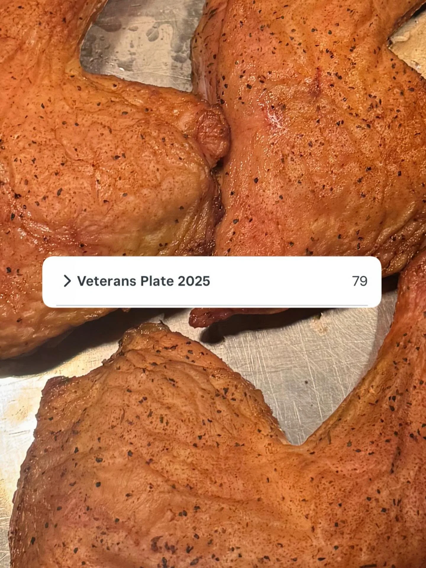 Let&rsquo;s get 100 plates out next year! 

We had some food left over and we took it to the Alliance VFW for y&rsquo;all to enjoy tomorrow. ❤️ 

Thank you for letting your veteran know about barbecue today and thank you for supporting our small busi