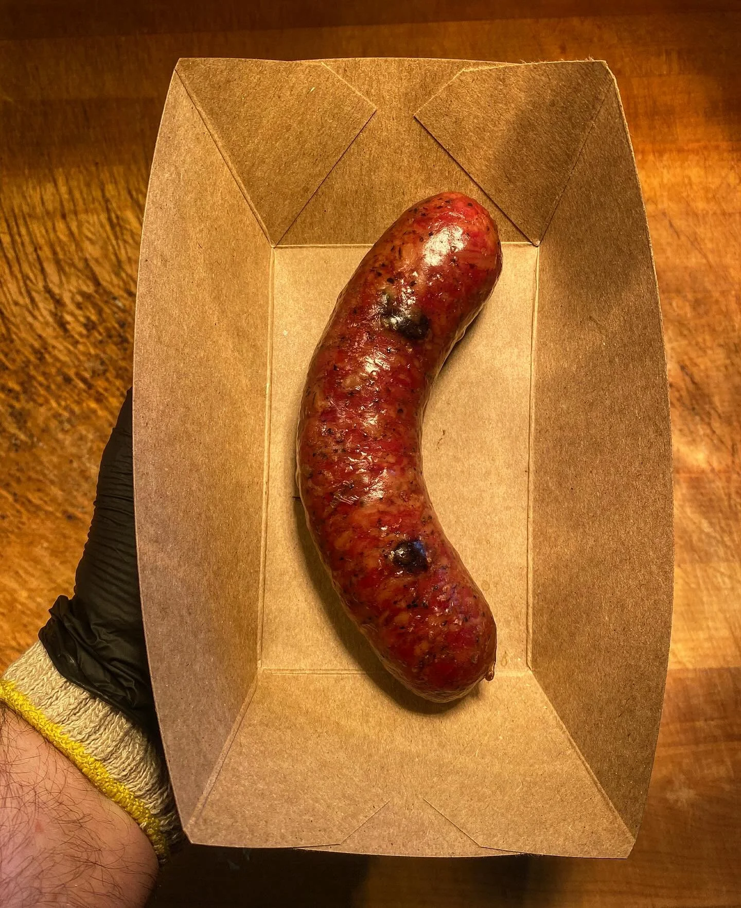 DECEMBER SAUSAGE OF THE MONTH. The Maple Blueberry Link🫐A savory blend of beef, pork, spices, blueberries, and 100% maple syrup!

Come check it out for the first time from 5-8pm tonight! We also have smoked chicken and mashed potatoes/gravy Friday&a