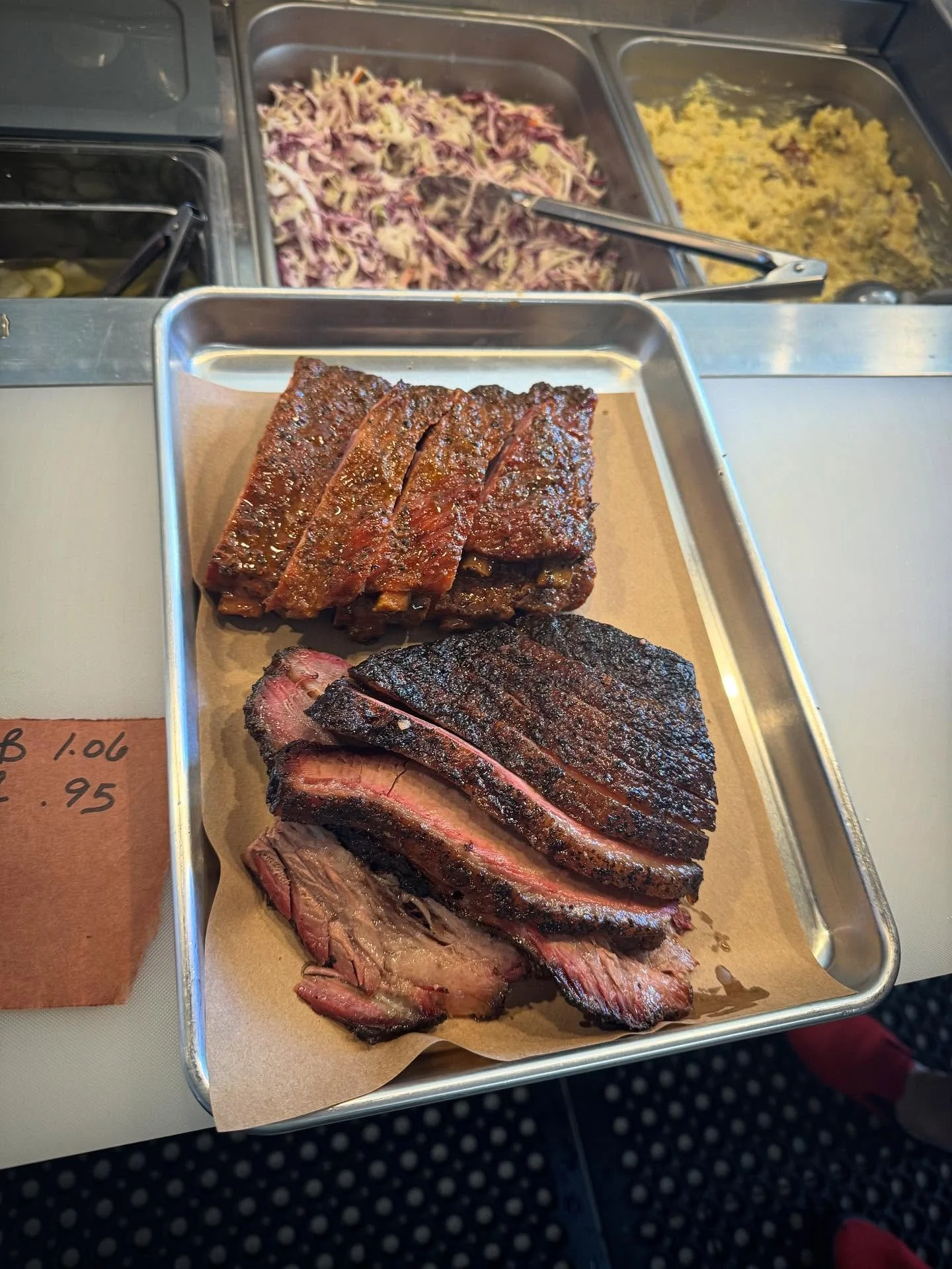 Loaded Potatoes Sunday from 11AM&ndash;3PM.

Butter, sour cream, shredded cheese &mdash;
topped with pulled pork, brisket, or nothing at all.

A simple, comforting Sunday meal.

Ooorrrrr share meat by the pound and get bulk sides for the gang ❤️

Pic