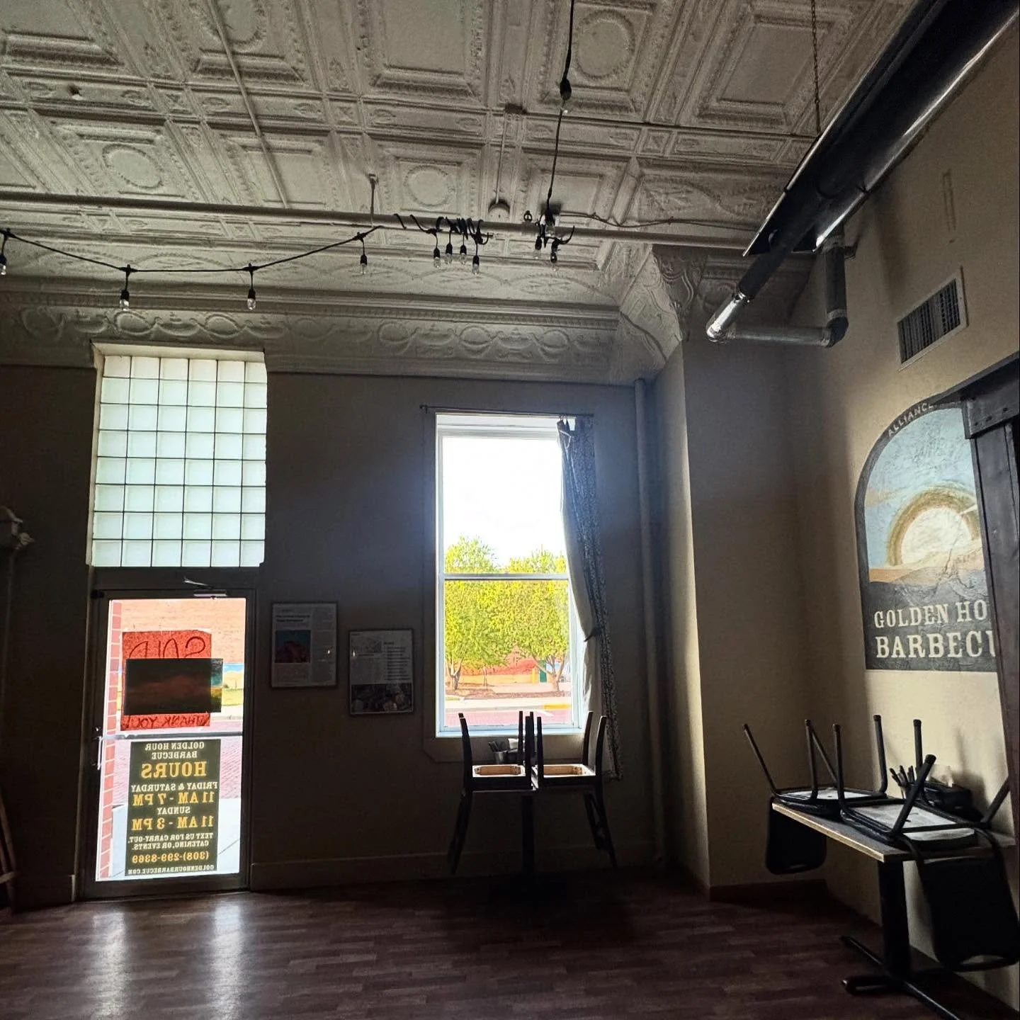 Sunday morning from our restaurant 🌅
We&rsquo;re open Sundays 11AM-3PM

Thank you to everyone who came out this weekend 
we 🧡 ya

#oasisinthesandhills #texasbbq